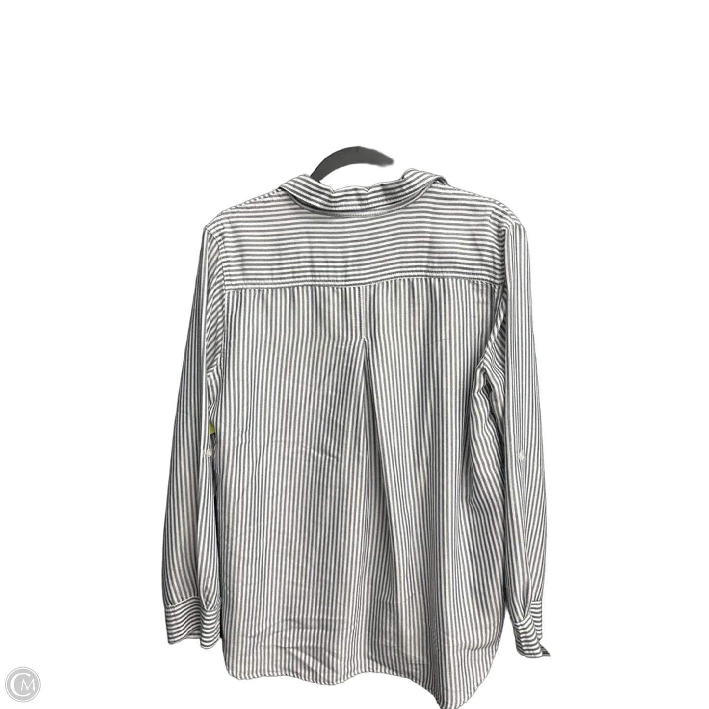 Top Long Sleeve By Velvet Heart In Striped Pattern, Size: M