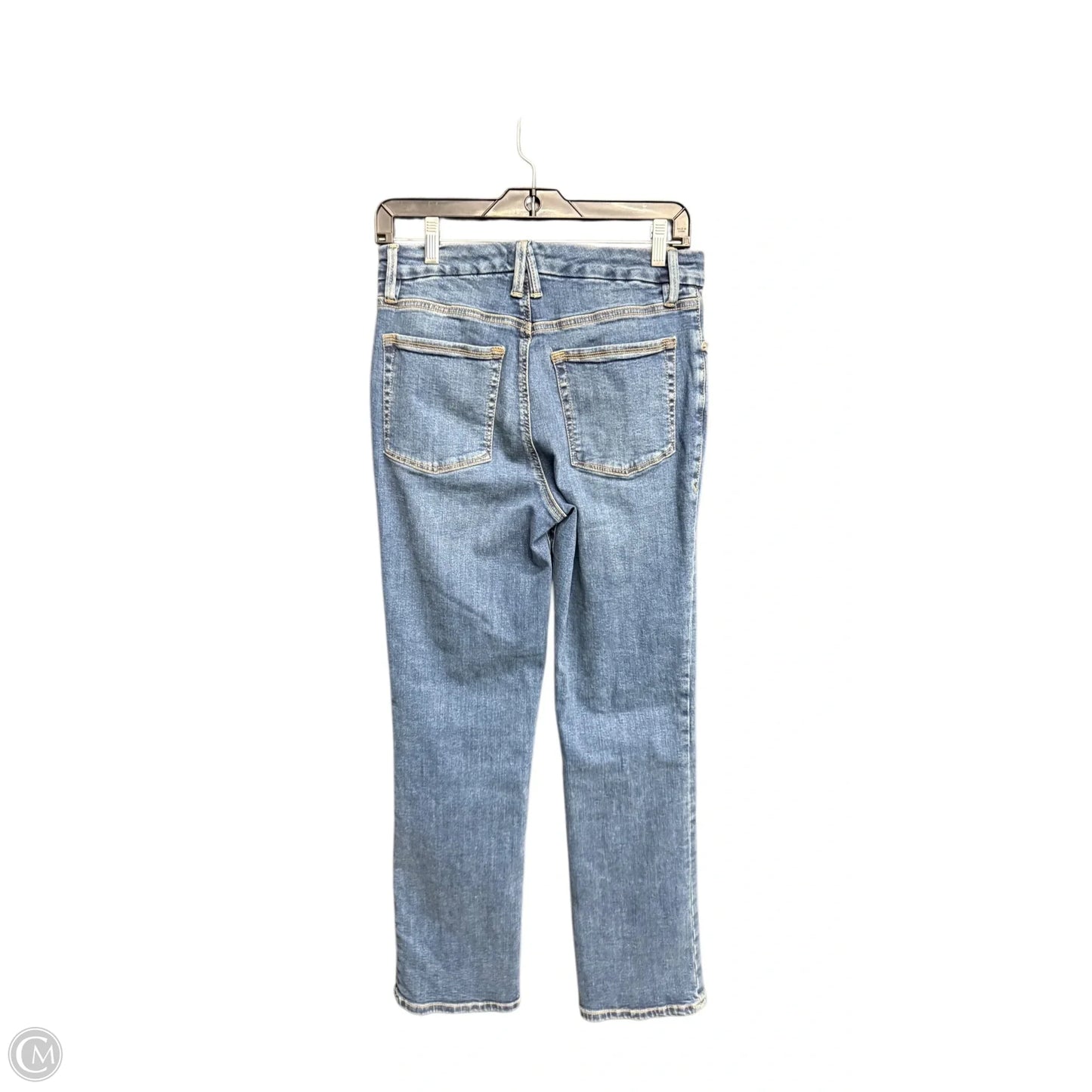 Jeans Skinny By Good American In Blue Denim, Size: 8