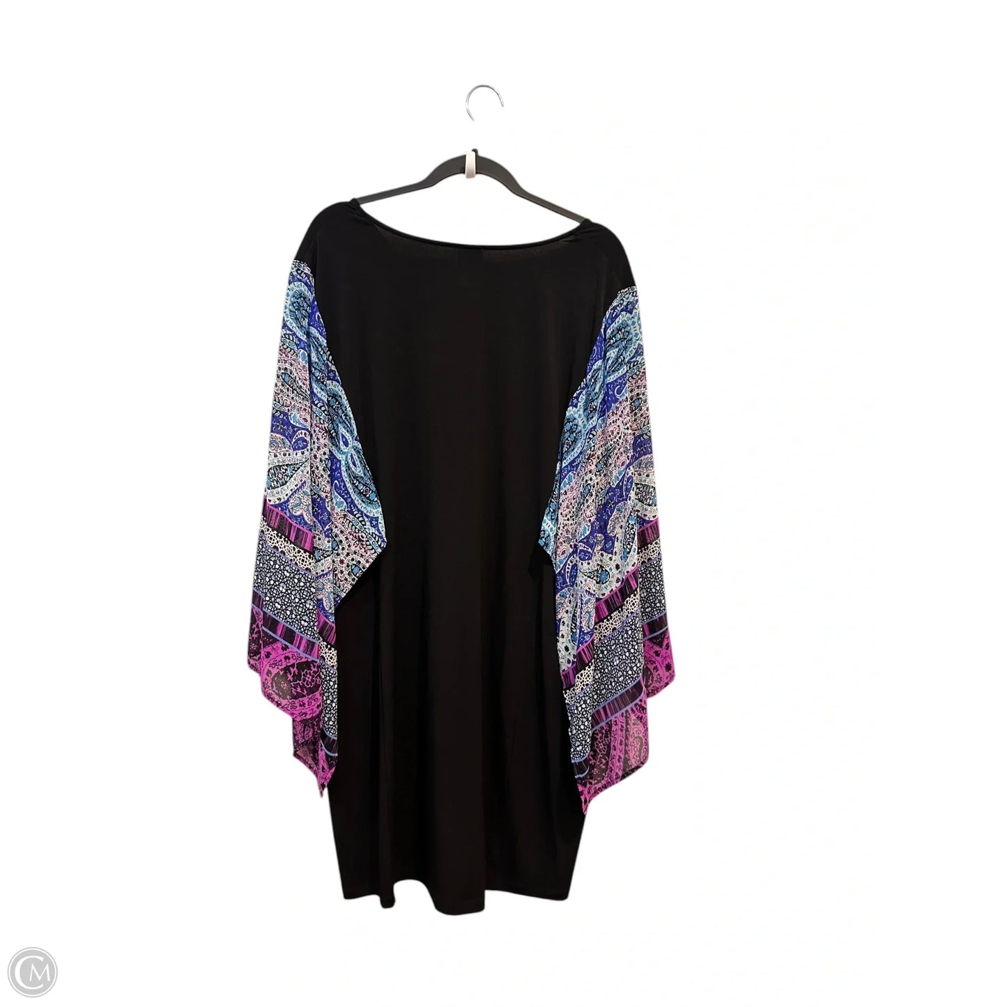 Dress Casual Midi By Chicos In Black, Size: 2x
