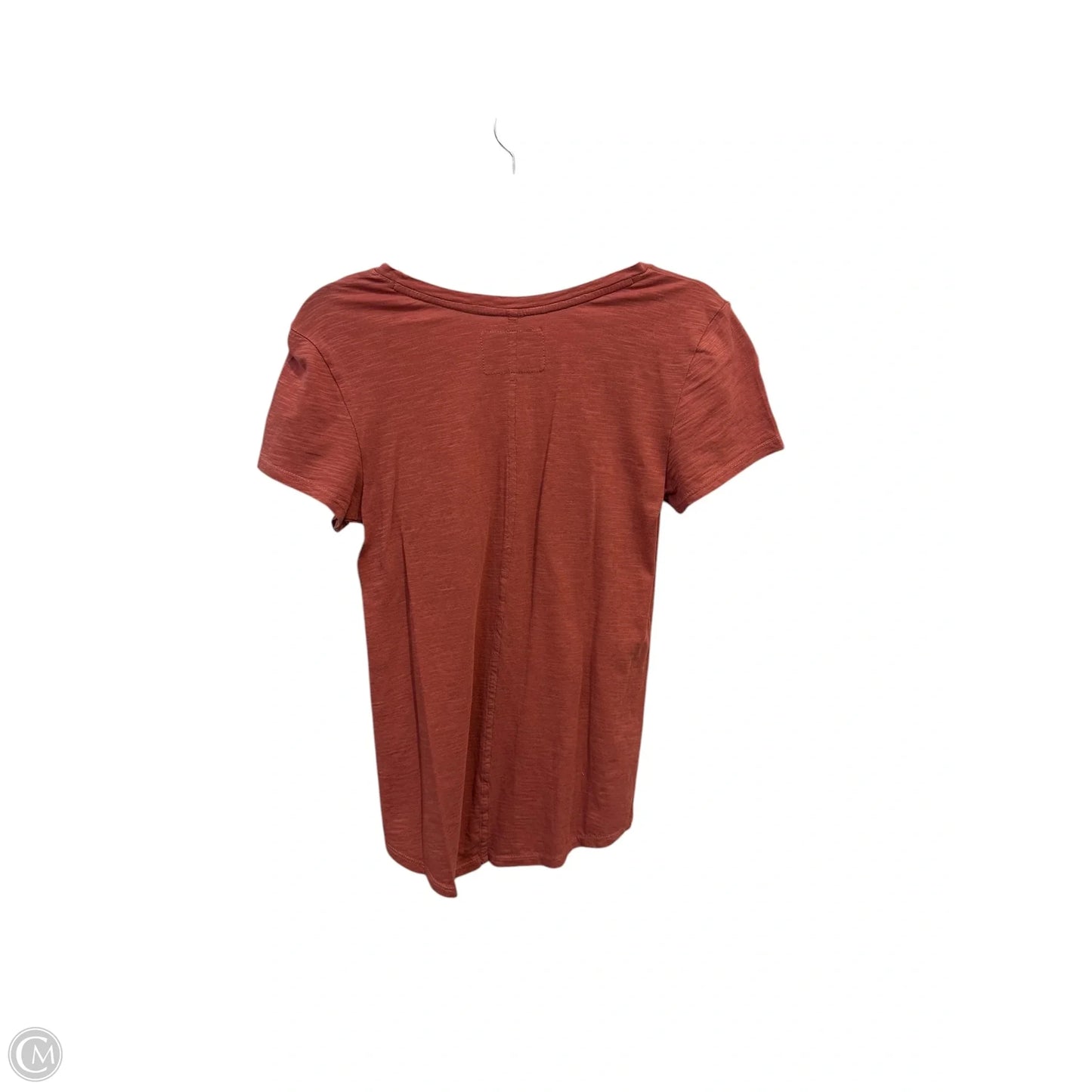 Top Short Sleeve Basic By Loft In Orange, Size: Xs