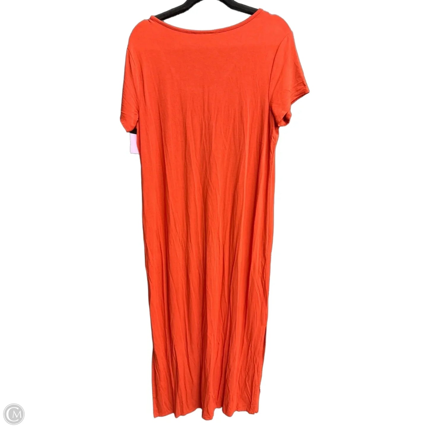 Dress Casual Maxi By Versona In Orange, Size: L