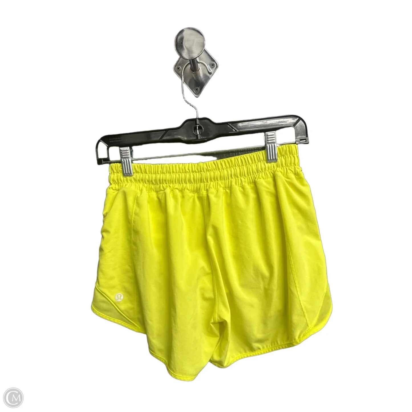 Athletic Shorts By Lululemon In Yellow, Size: 6
