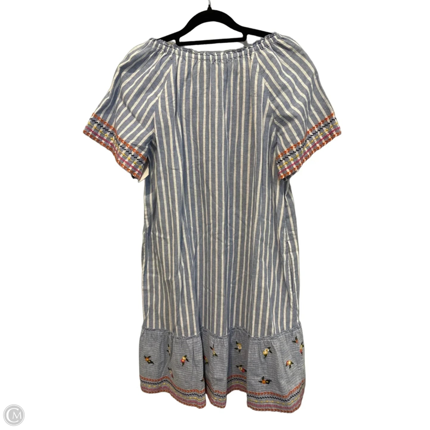 Dress Casual Short By John Mark In Striped Pattern, Size: S