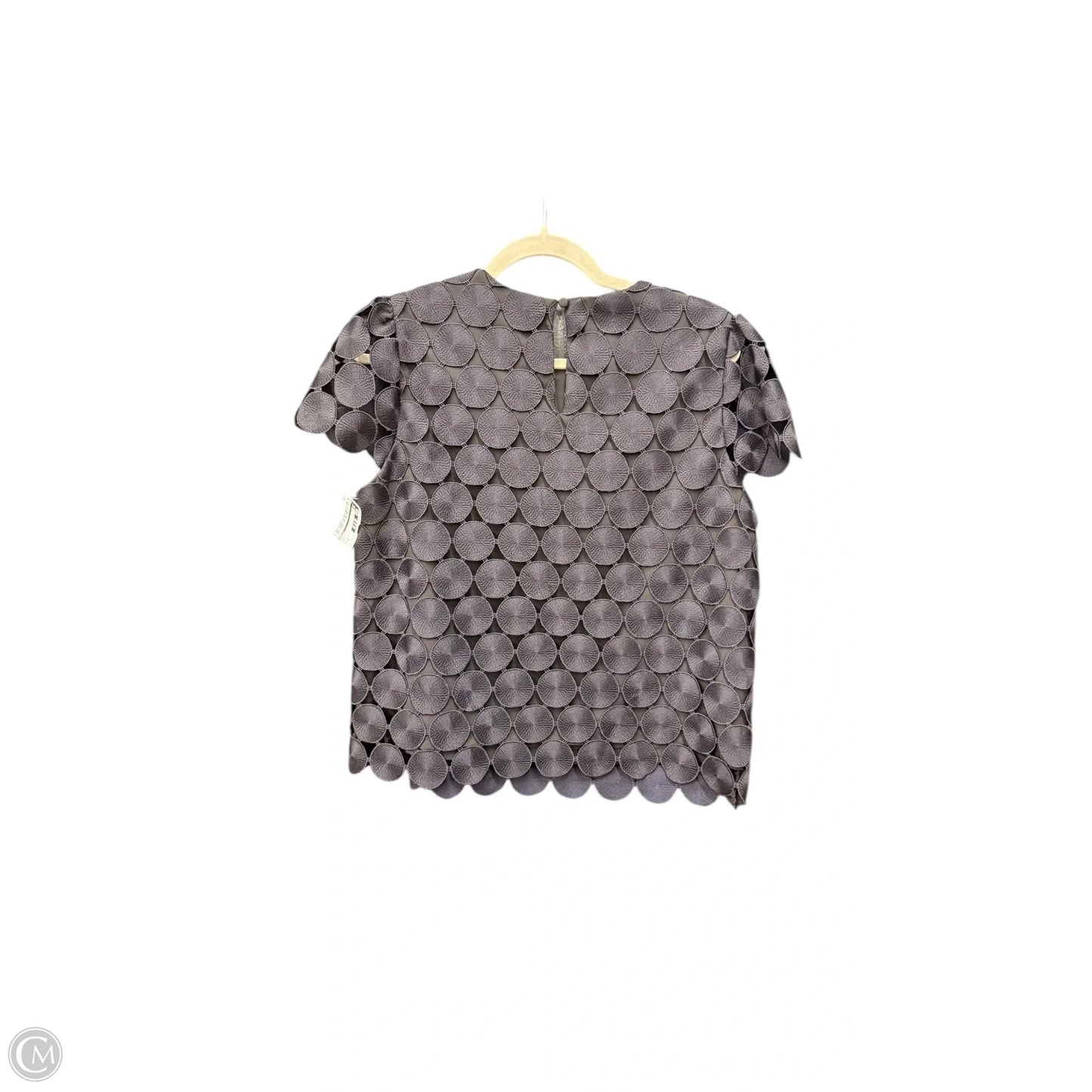 Top Short Sleeve Designer By Milly In Navy, Size: M