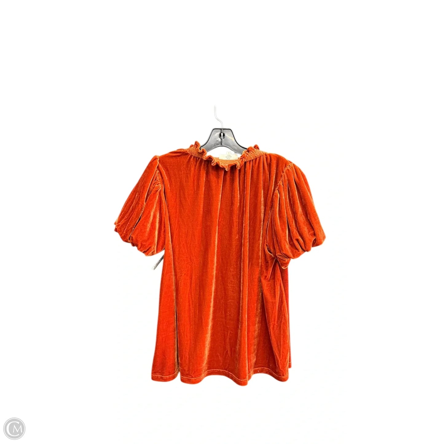 Top Short Sleeve By Entro In Orange, Size: S