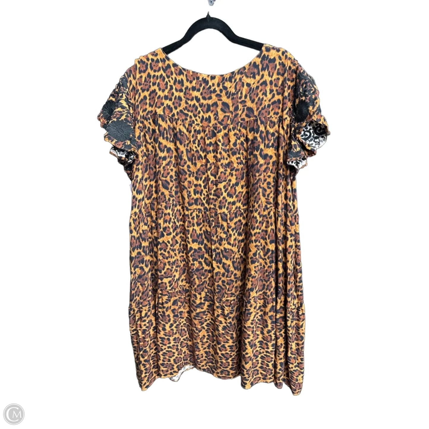 Dress Casual Short By Clothes Mentor In Animal Print, Size: 2x