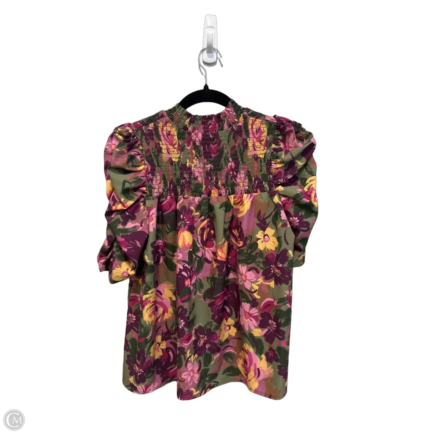 Top Short Sleeve By Thml In Floral Print, Size: S