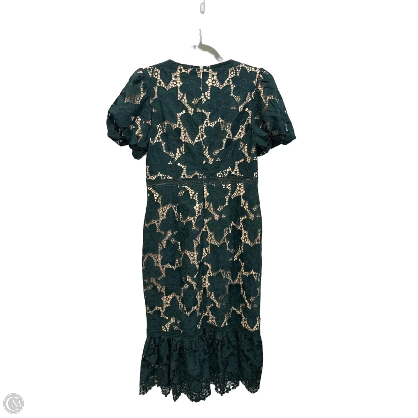 Dress Party Long By Clothes Mentor In Green, Size: L