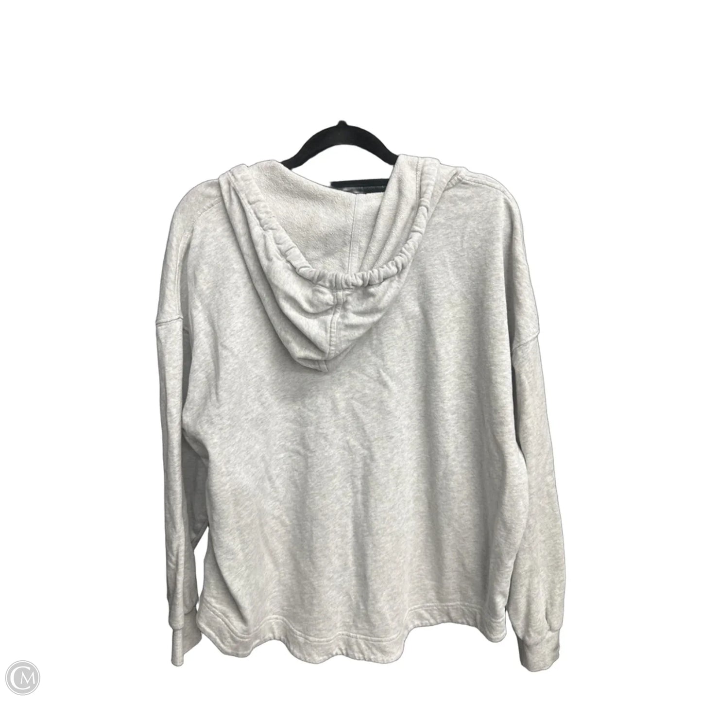 Sweatshirt Hoodie By Old Navy In Grey, Size: L