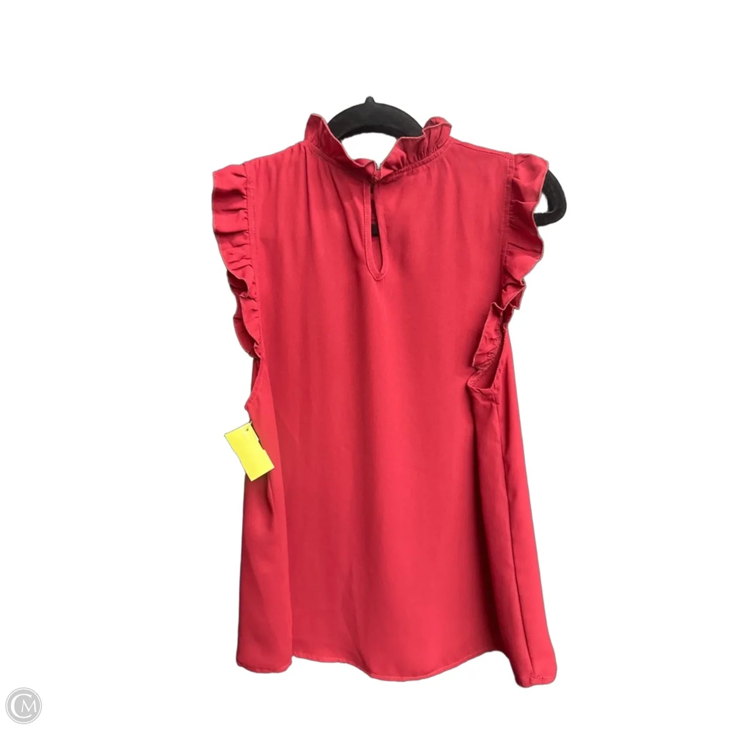 Top Sleeveless By Shein In Red, Size: S