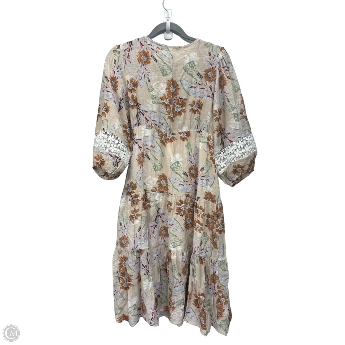 Dress Casual Midi By Ellison In Floral Print, Size: S