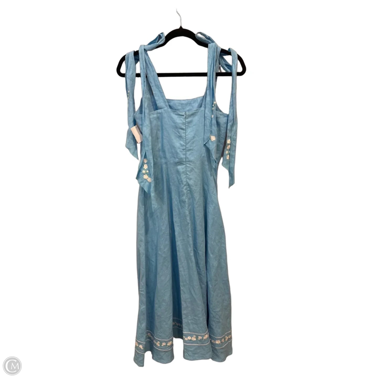 Dress Casual Midi By Clothes Mentor In Blue, Size: Xs