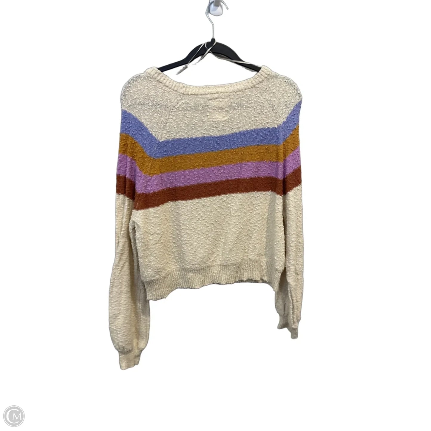 Sweater By Clothes Mentor In Striped Pattern, Size: Xs