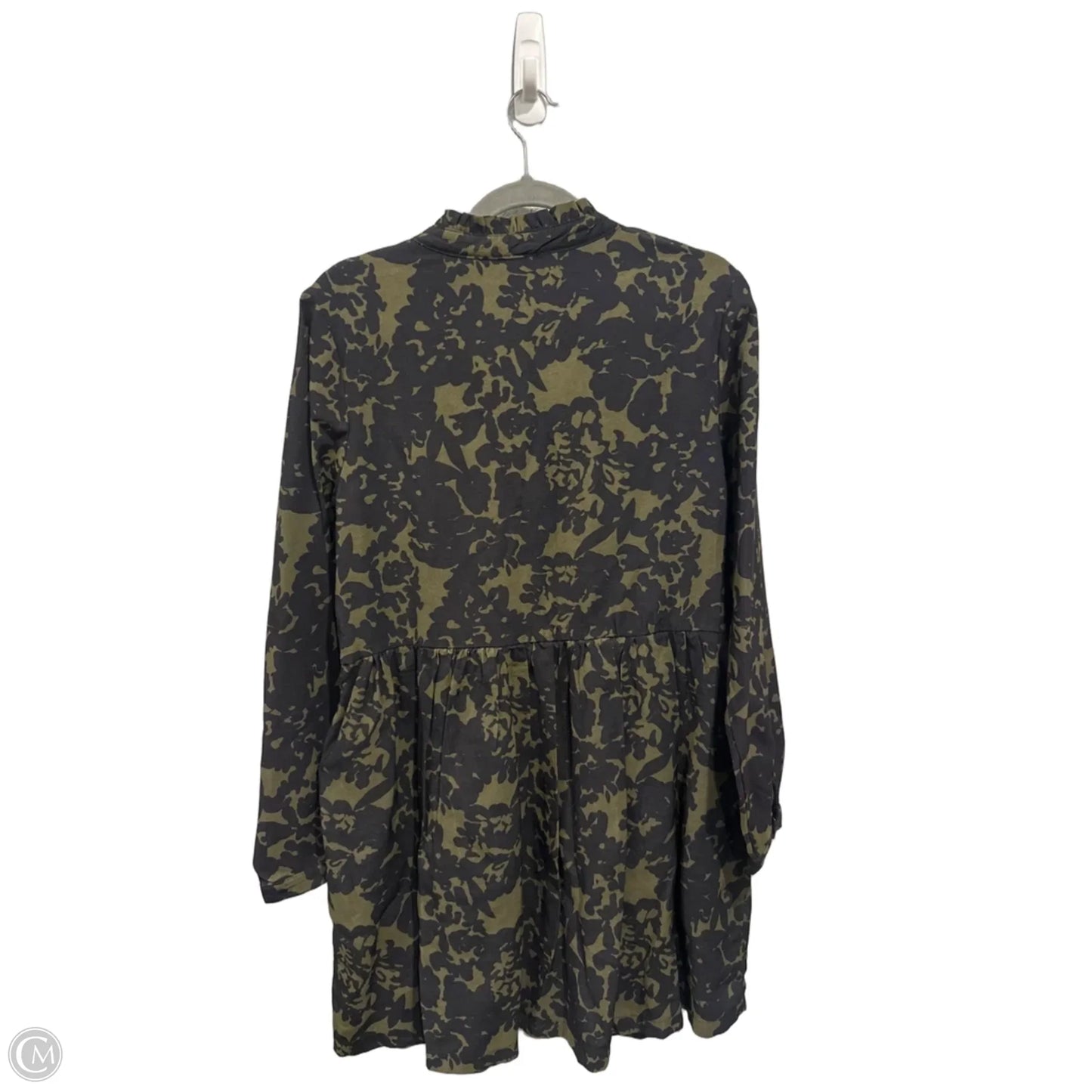 Dress Casual Short By Clothes Mentor In Black & Green, Size: M