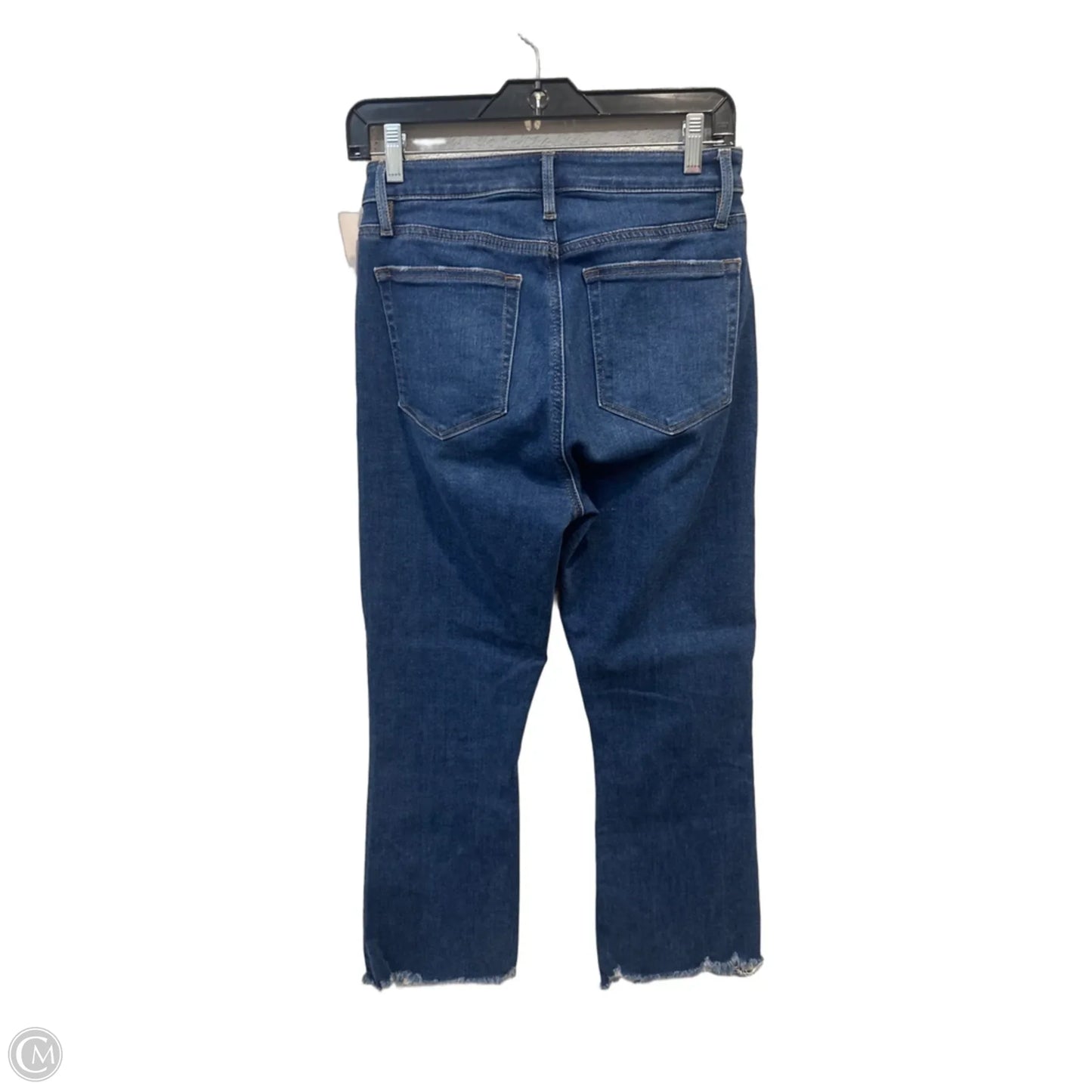 Jeans Cropped By Loft In Blue Denim, Size: 6