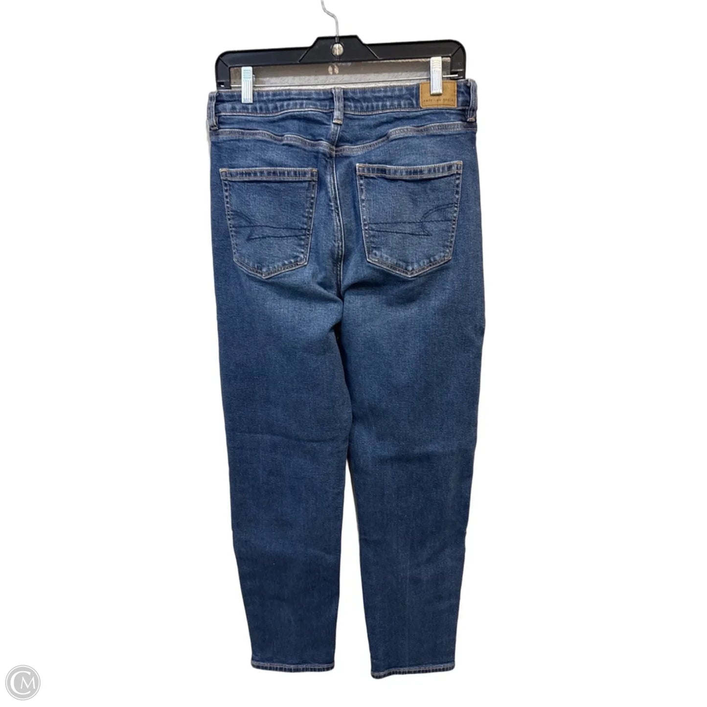 Jeans Wide Leg By American Eagle In Blue Denim, Size: 10
