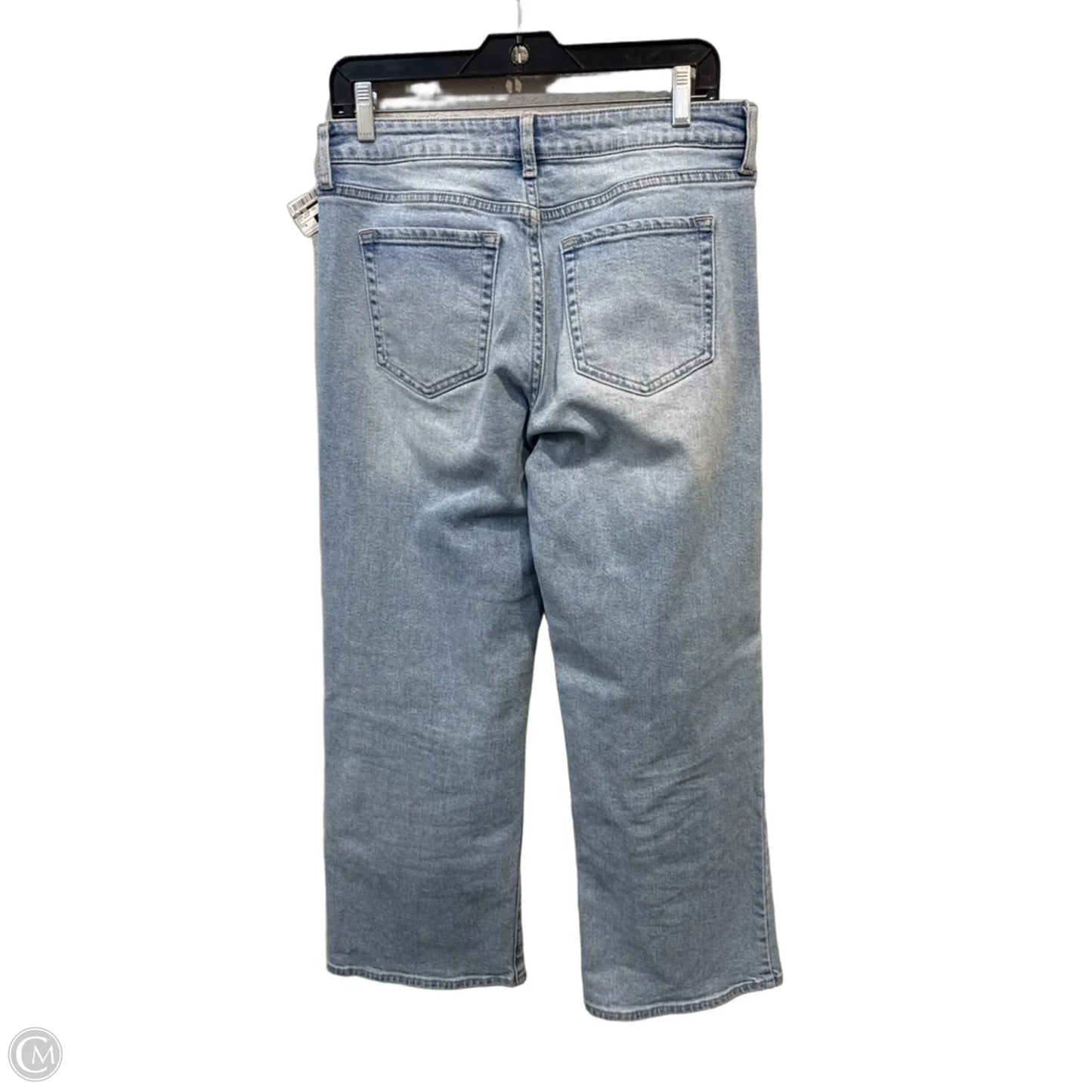 Jeans Wide Leg By Just Usa In Blue Denim, Size: 8