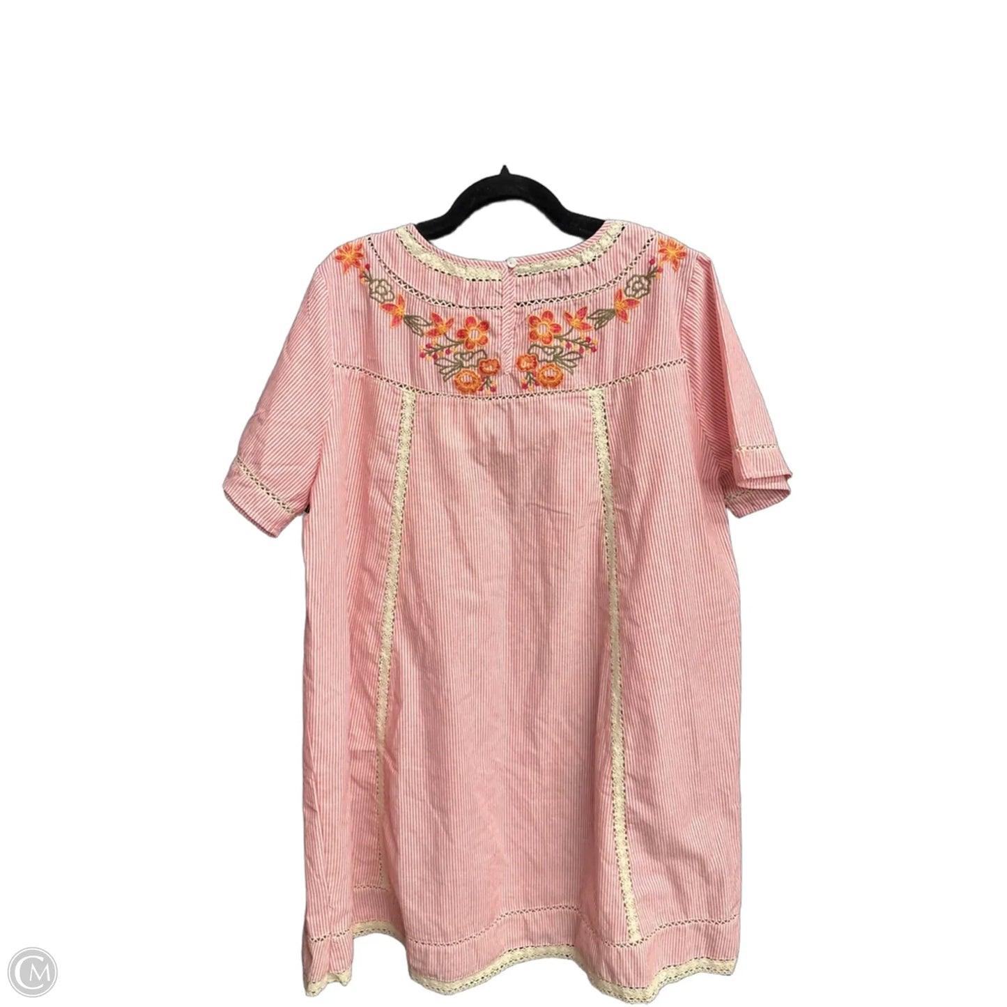 Dress Casual Midi By Umgee In Striped Pattern, Size: Xl