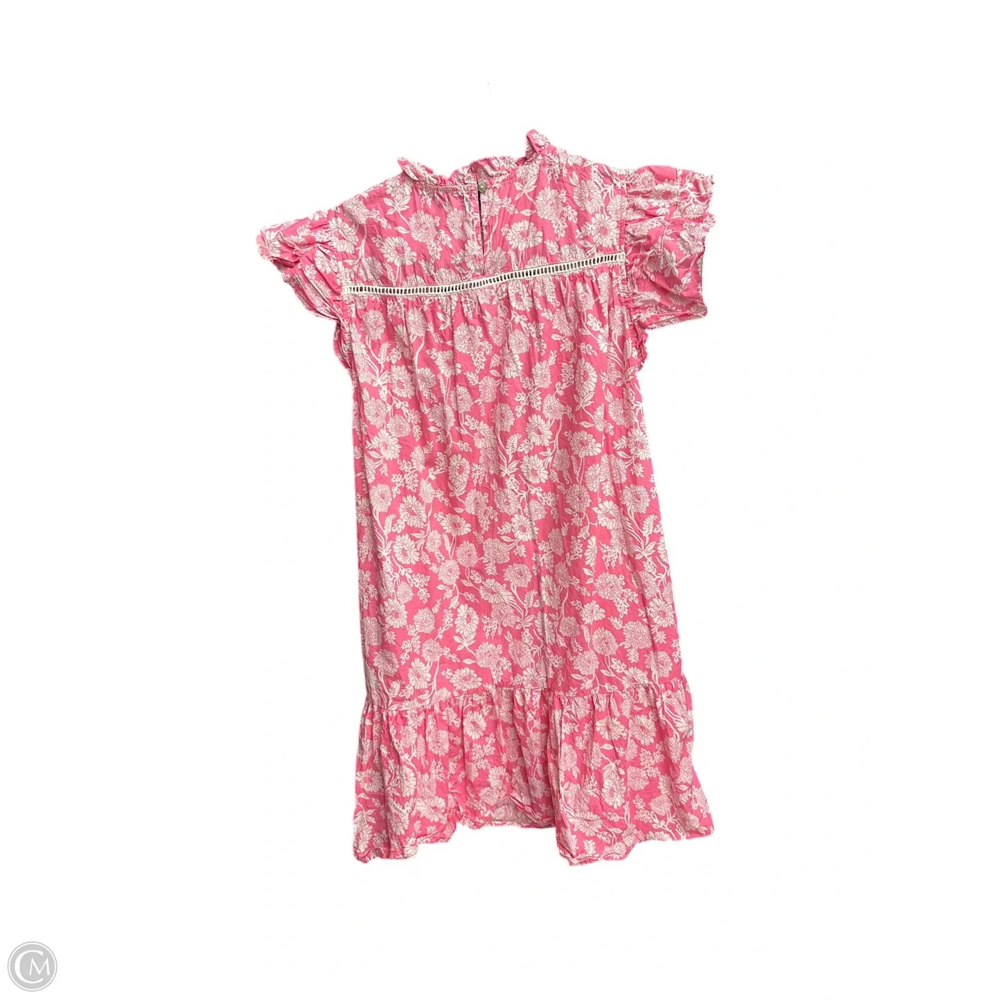 Dress Casual Short By Pinch In Pink & White, Size: S