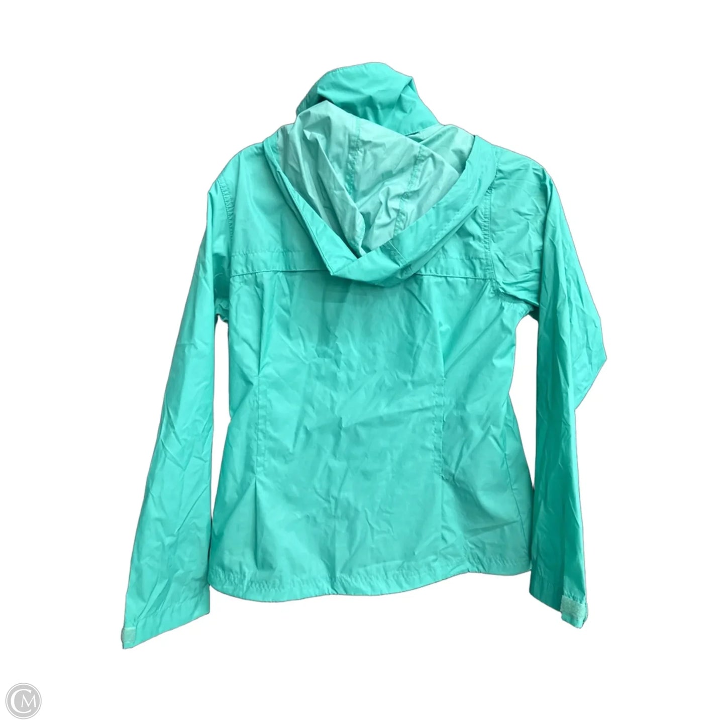 Coat Raincoat By Columbia In Green, Size: S