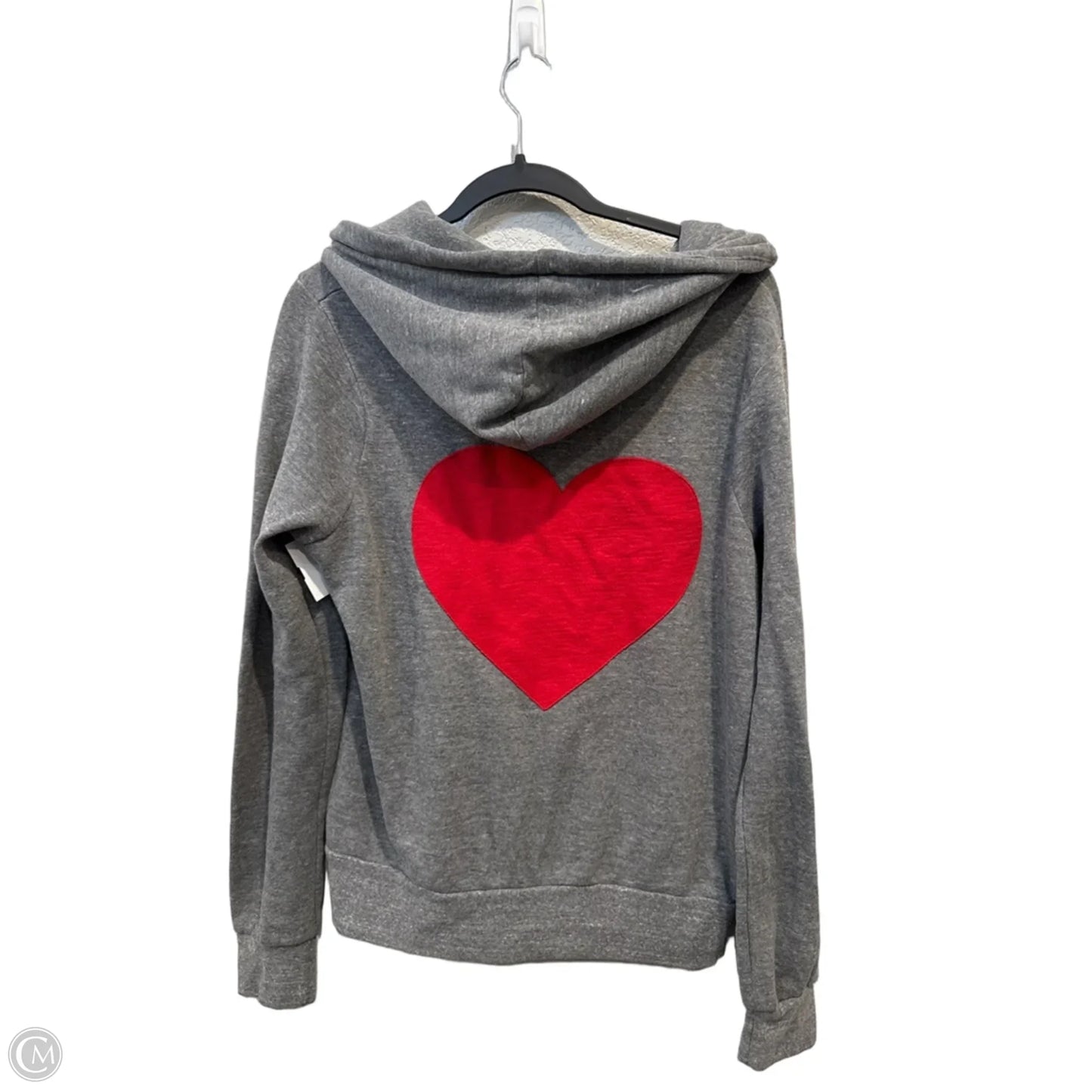 Sweatshirt Hoodie By Clothes Mentor In Grey, Size: M