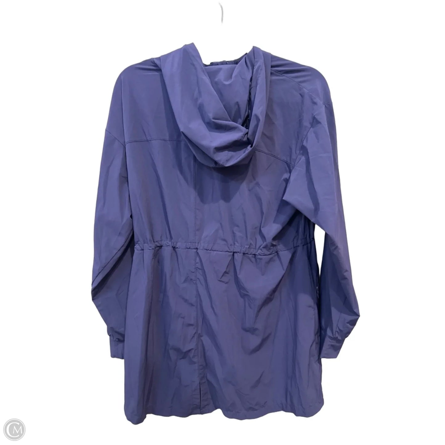 Athletic Jacket By Nike In Purple, Size: S