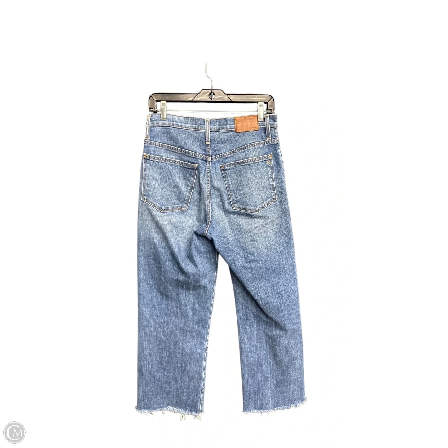 Jeans Wide Leg By Madewell In Blue Denim, Size: 4