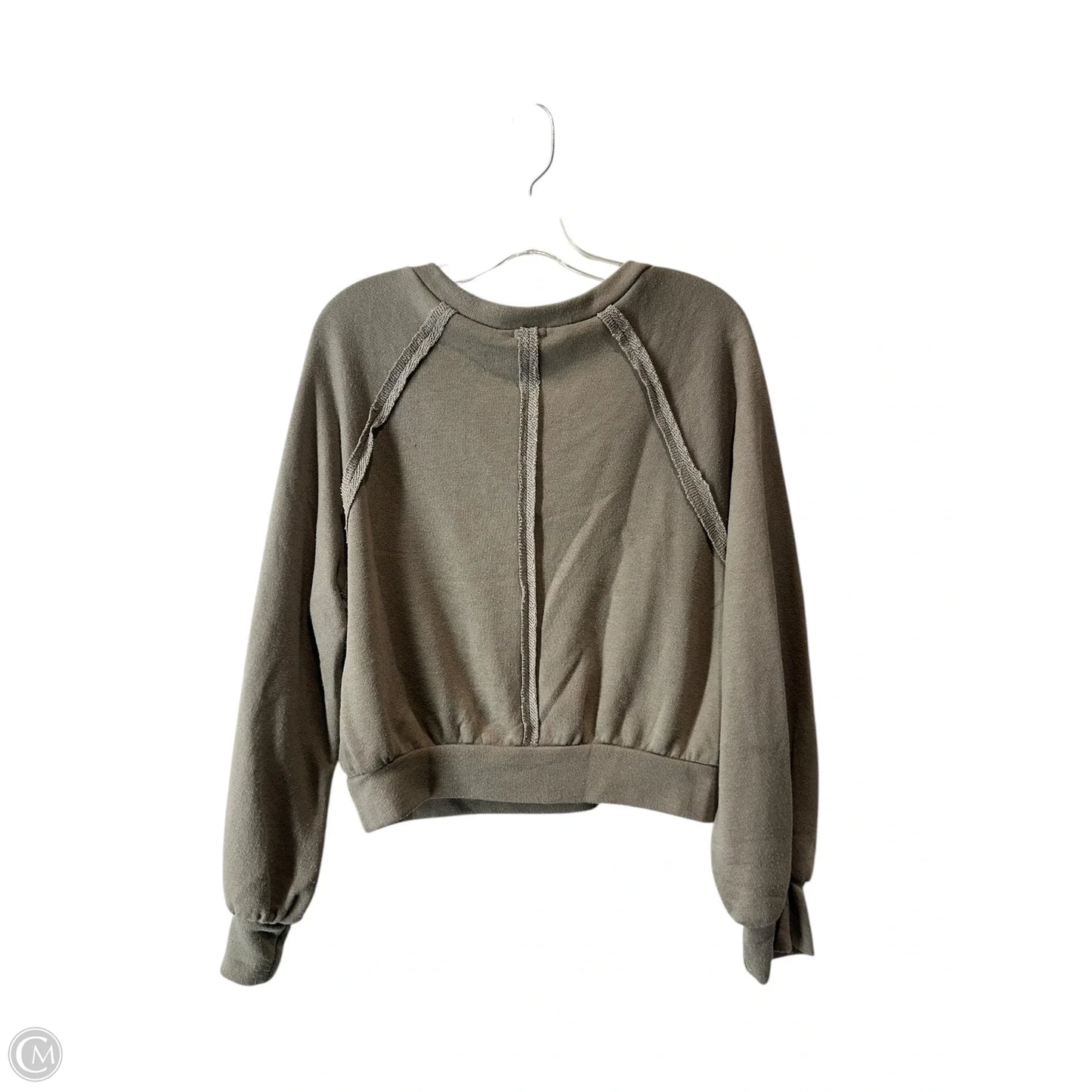 Top Long Sleeve By Clothes Mentor In Tan, Size: L
