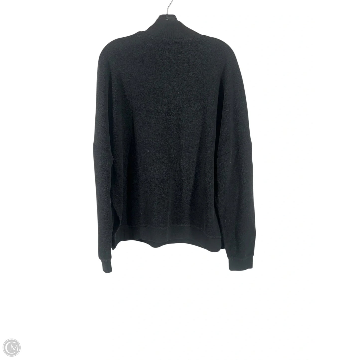 Sweatshirt Collar By Alo In Black, Size: L