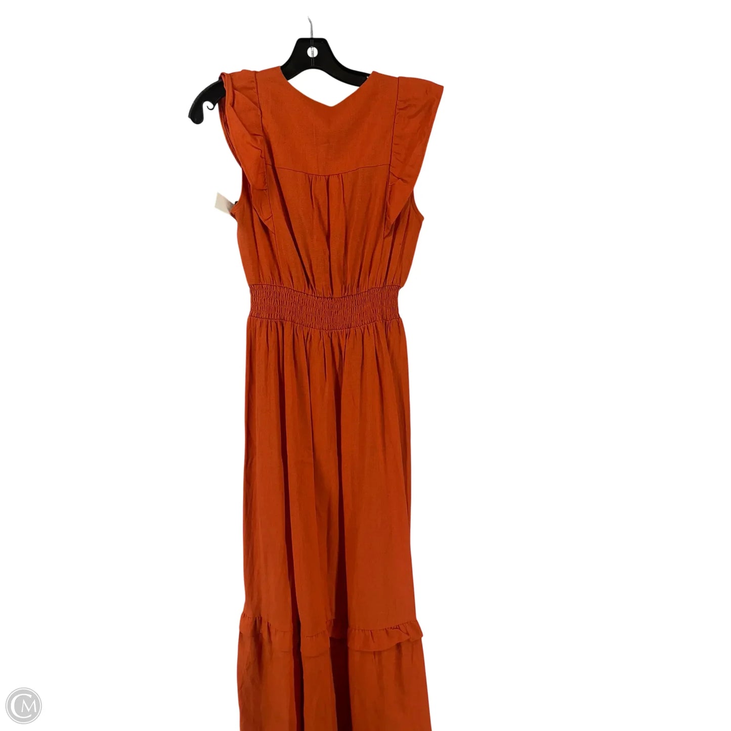 Dress Casual Maxi By Monteau In Orange, Size: L