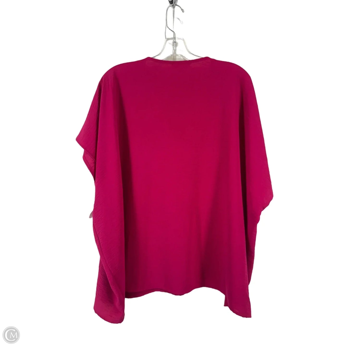Top Short Sleeve By Entro In Pink, Size: L