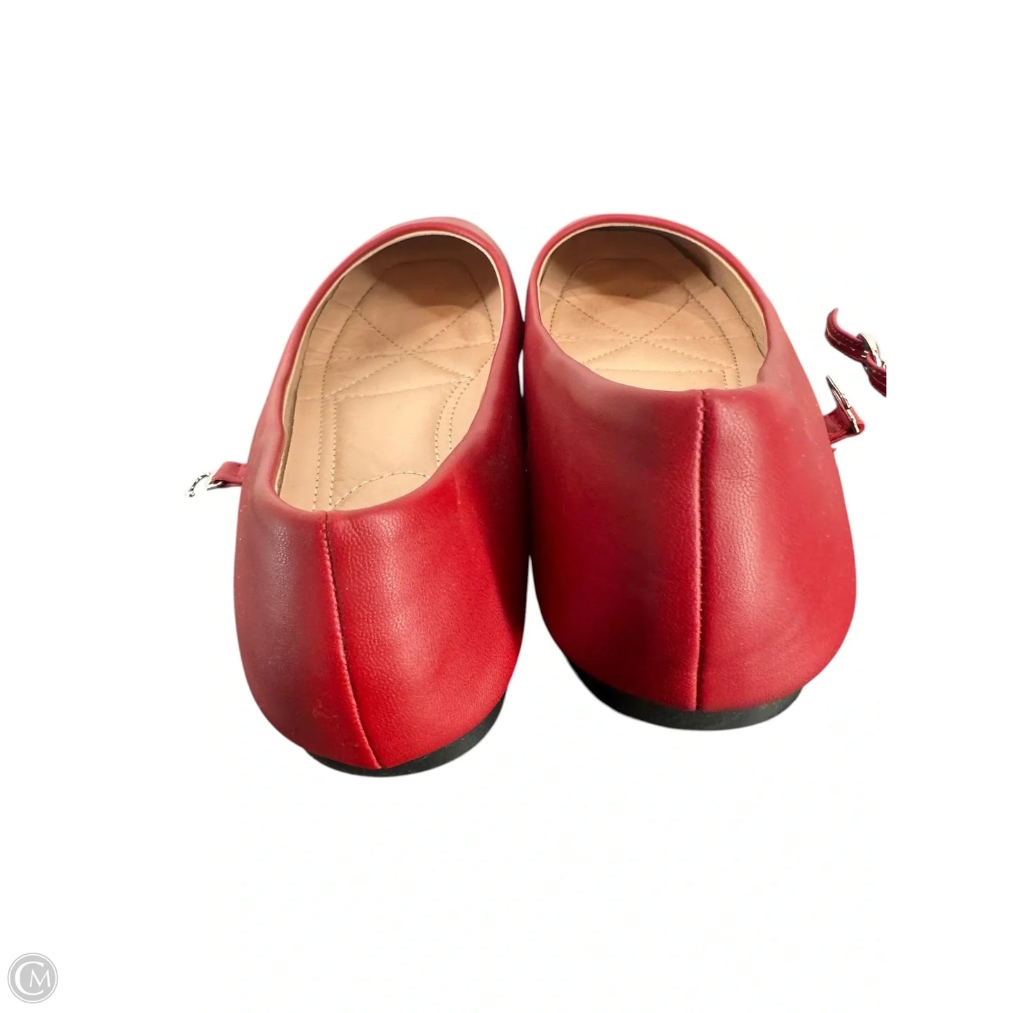 Shoes Flats By Clothes Mentor In Red, Size: 7.5