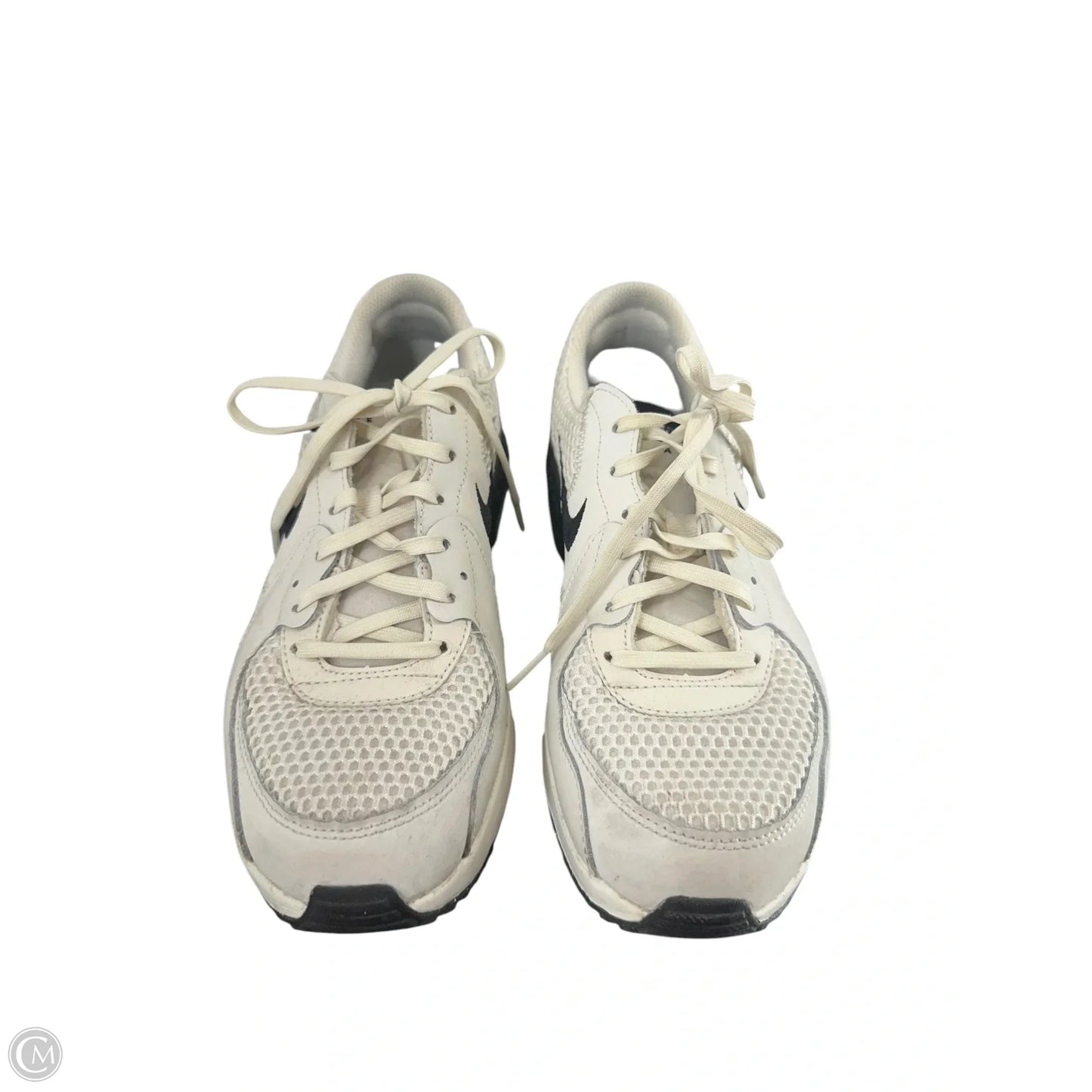 Shoes Sneakers By Nike In Black & Gold, Size: 8.5