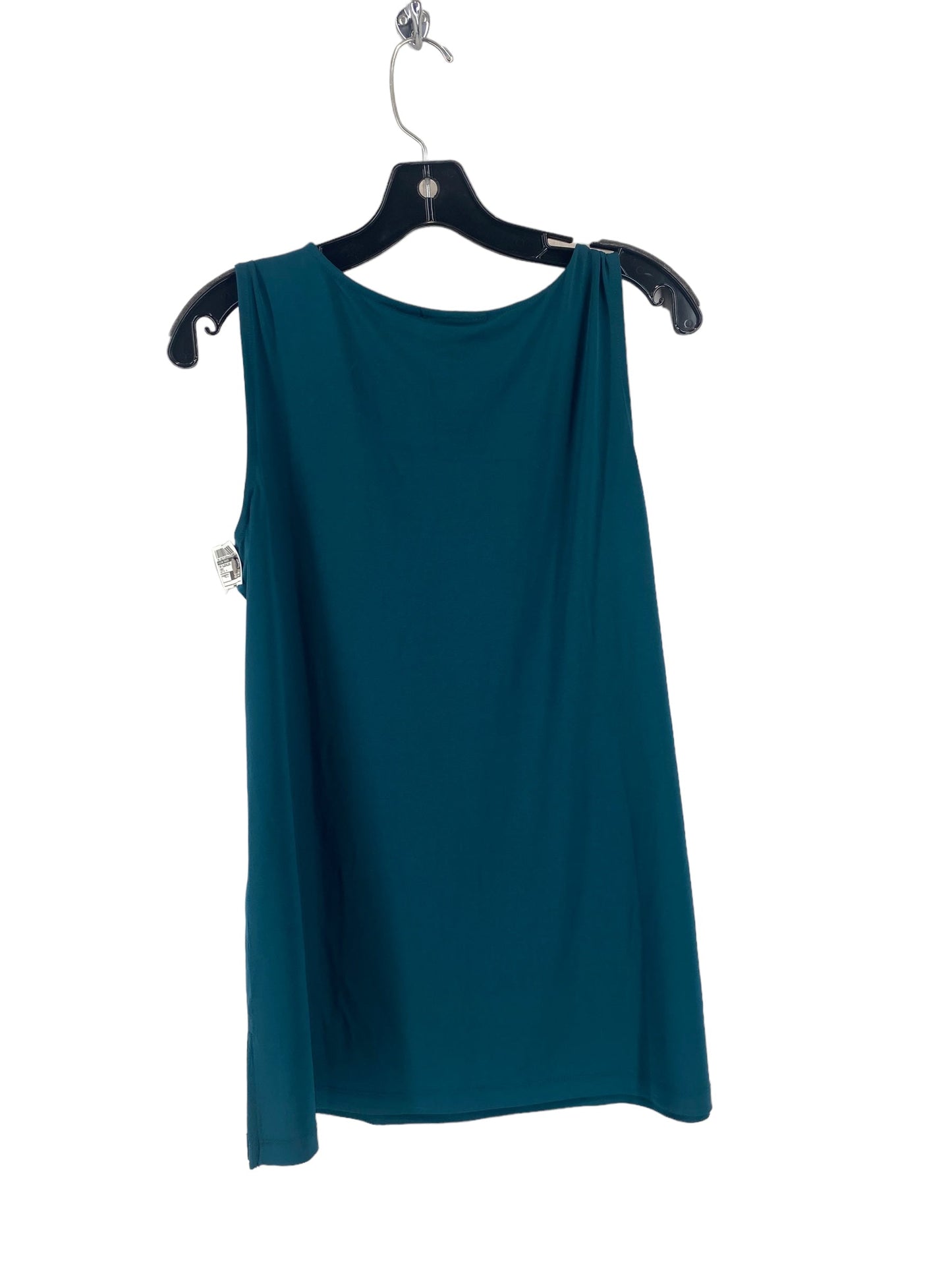 Top Sleeveless By Susan Graver In Green, Size: Petite M