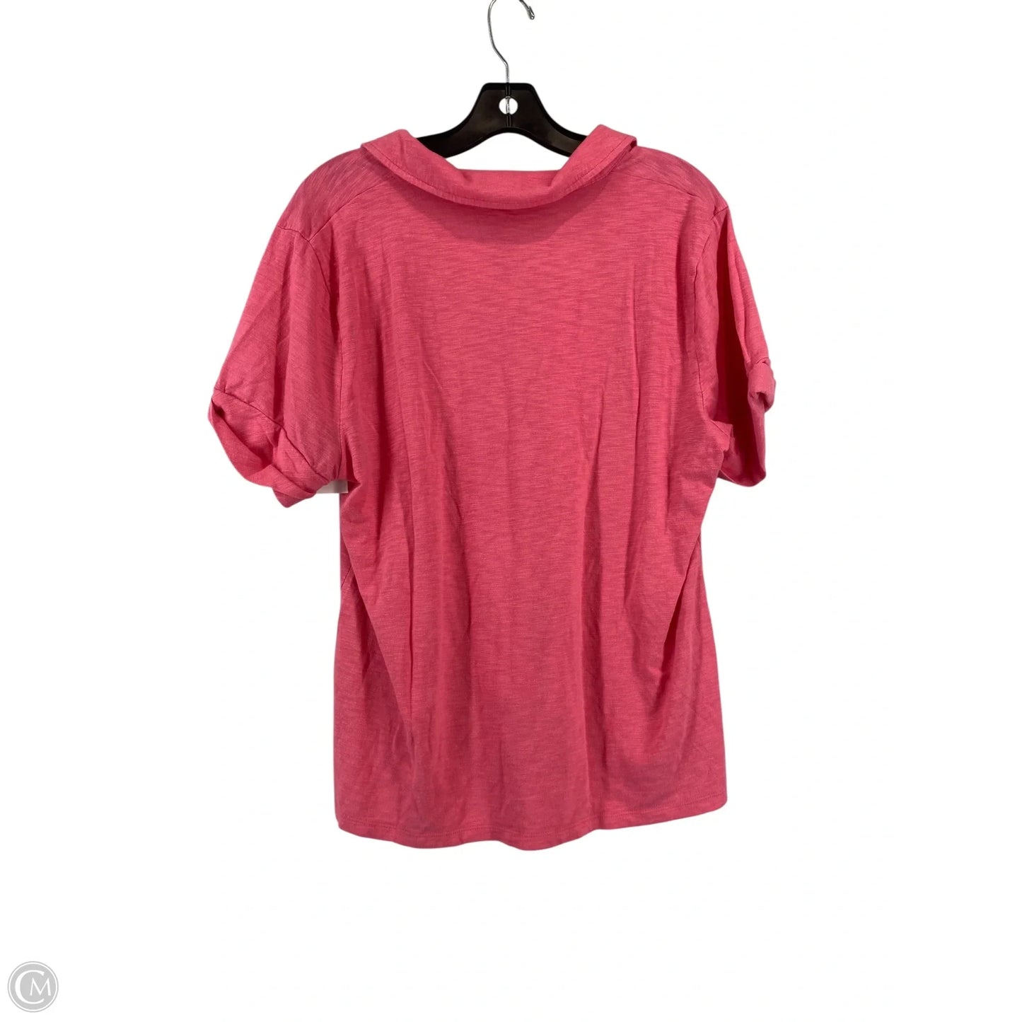 Top Short Sleeve By Talbots In Pink, Size: Xlp