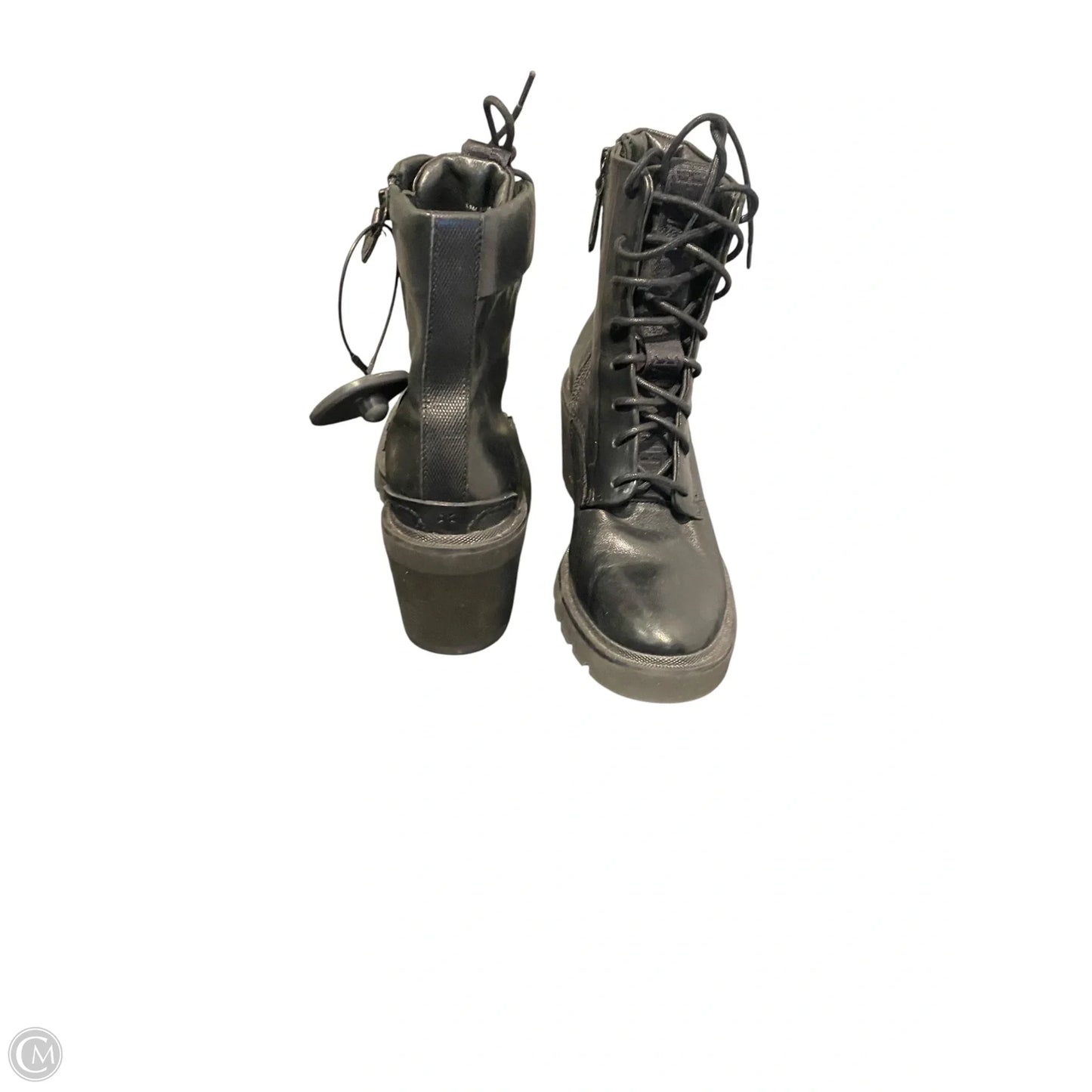 Boots Designer By Frye In Black, Size: 6.5