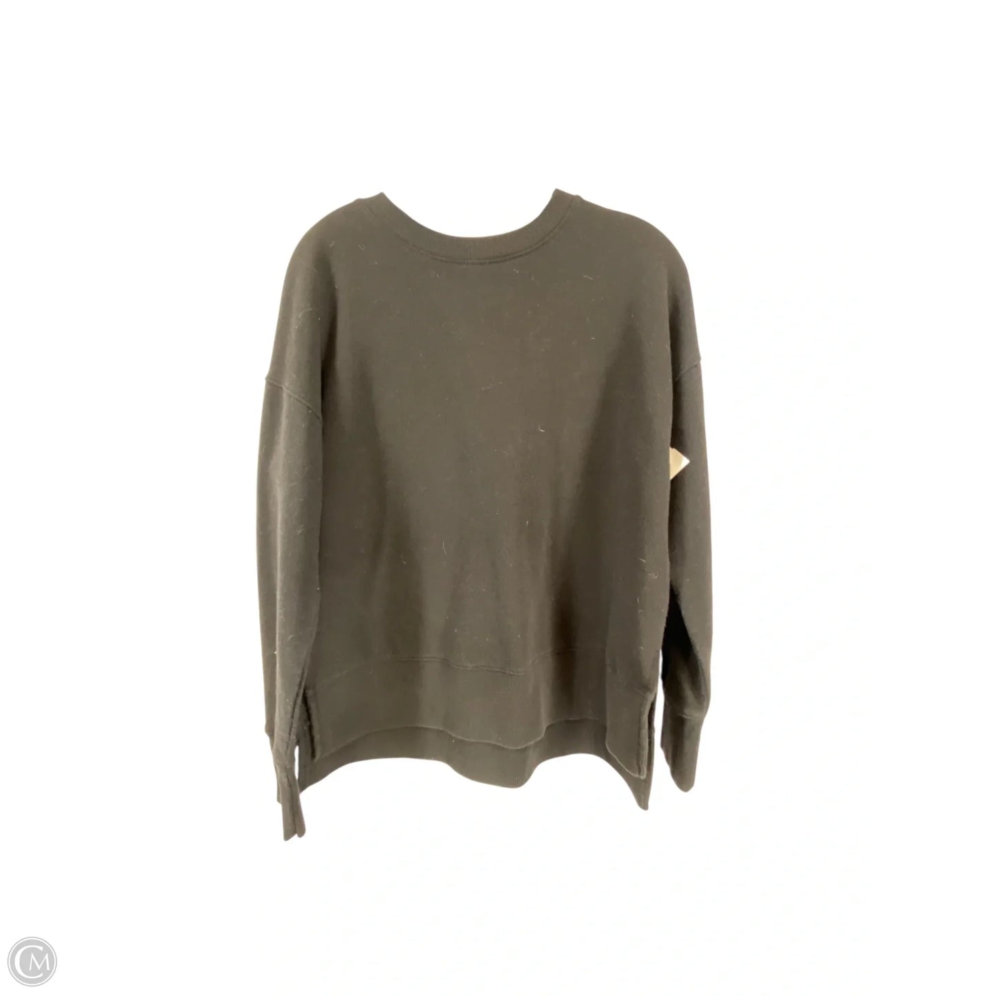 Sweatshirt Crewneck By Time And Tru In Black, Size: S