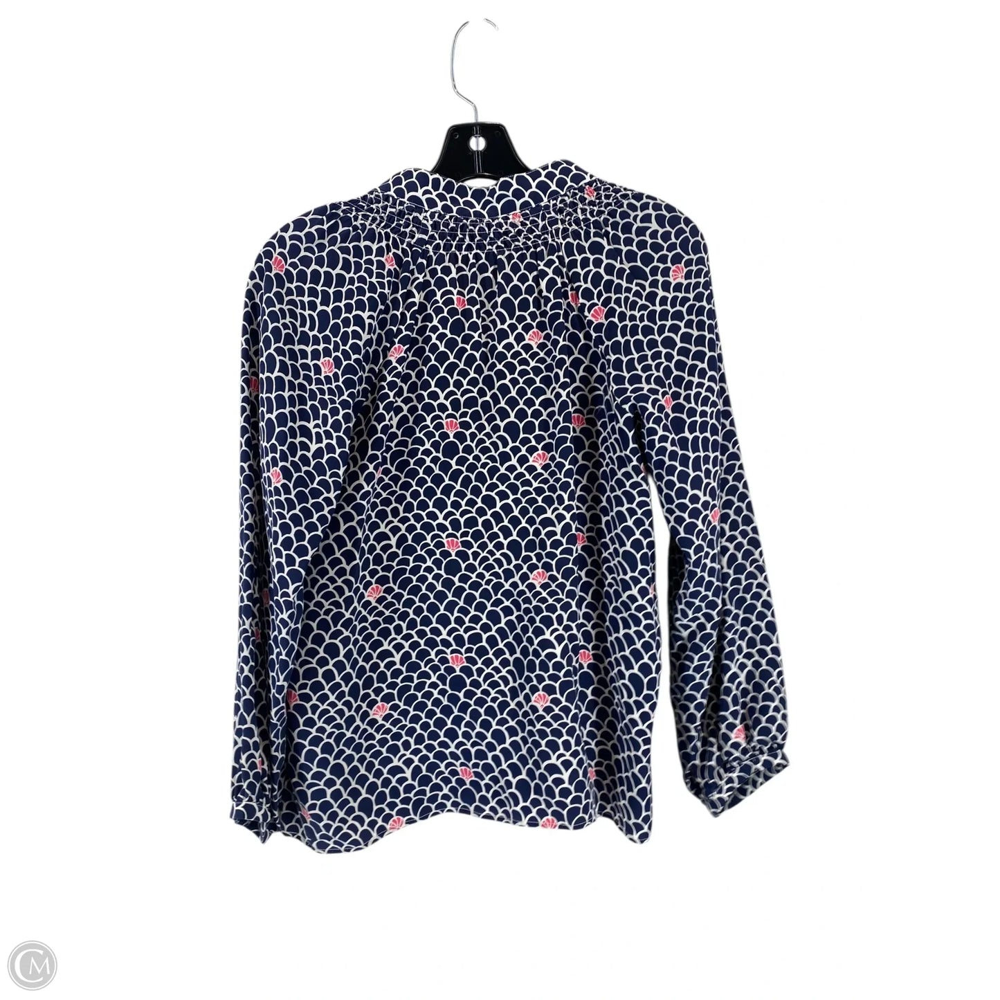 Top Long Sleeve Designer By Lilly Pulitzer In Navy, Size: 2
