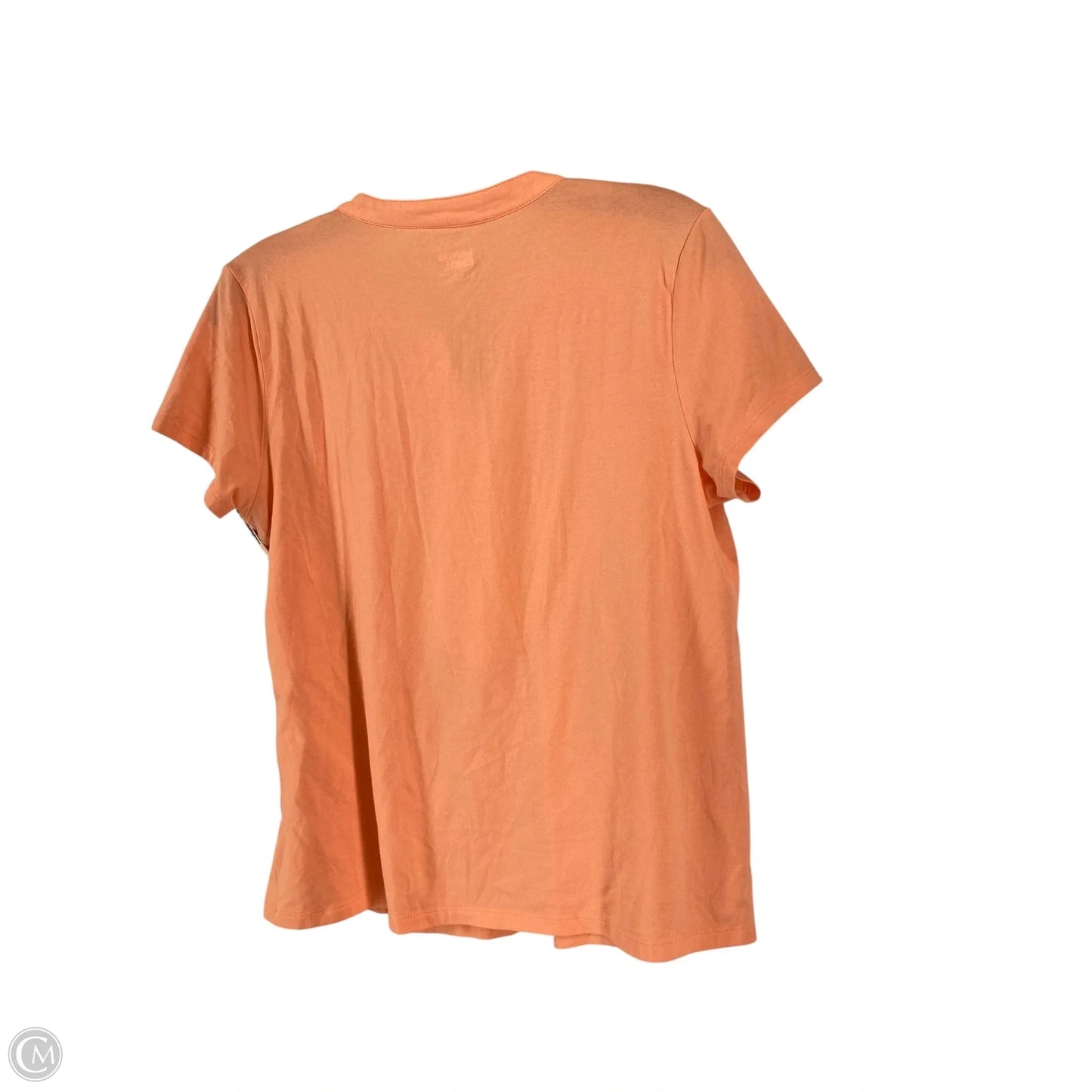 Top Short Sleeve By Lands End In Coral, Size: S