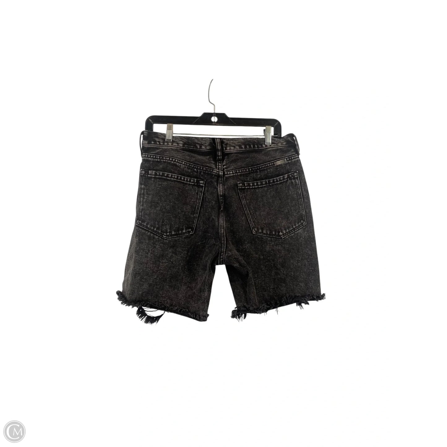 Shorts By Kancan In Black Denim, Size: Xl