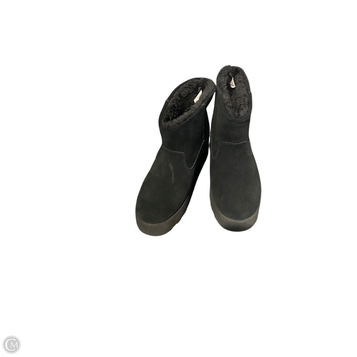 Boots Ankle Heels By Time And Tru In Black, Size: 11