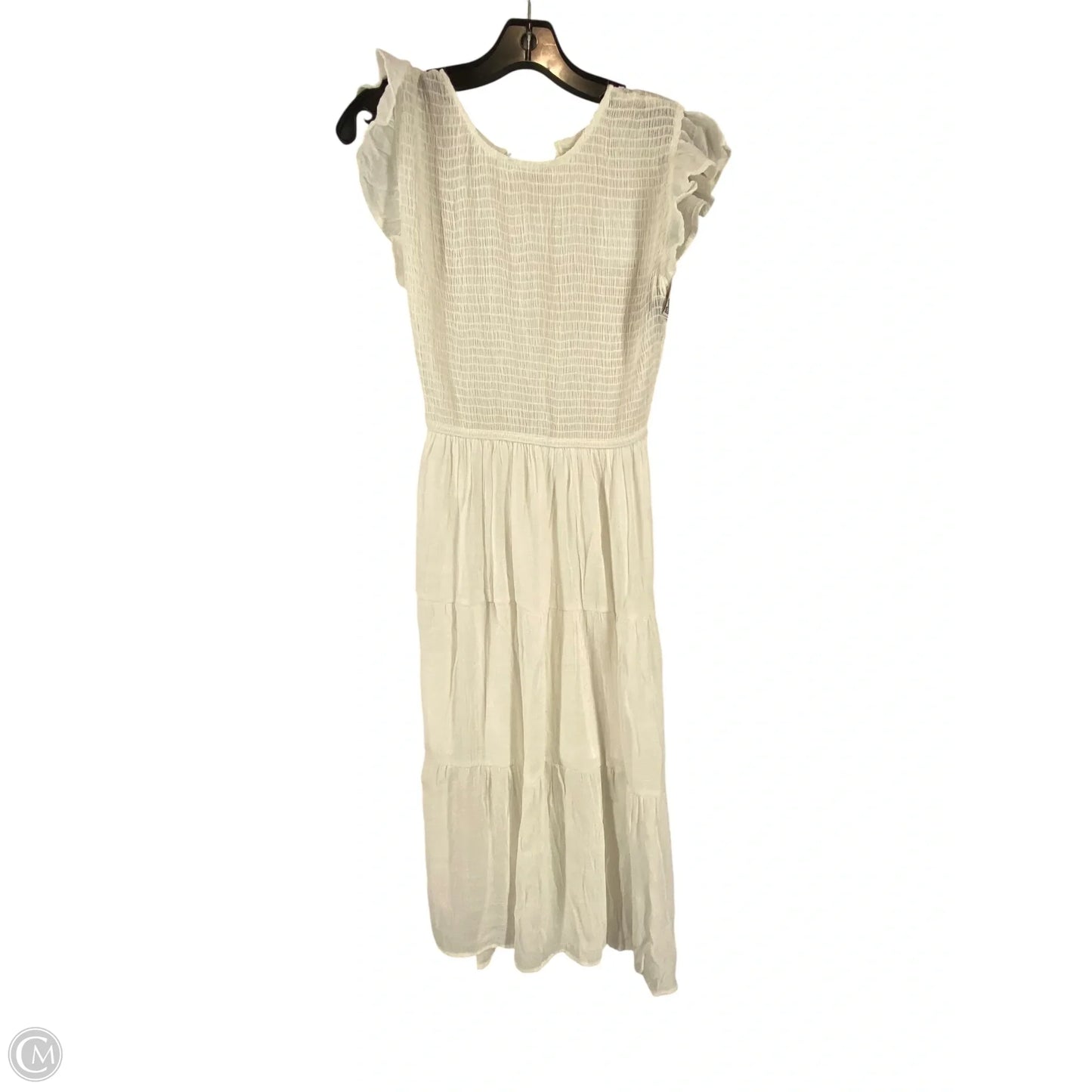 Dress Casual Maxi By Blu Pepper In White, Size: M