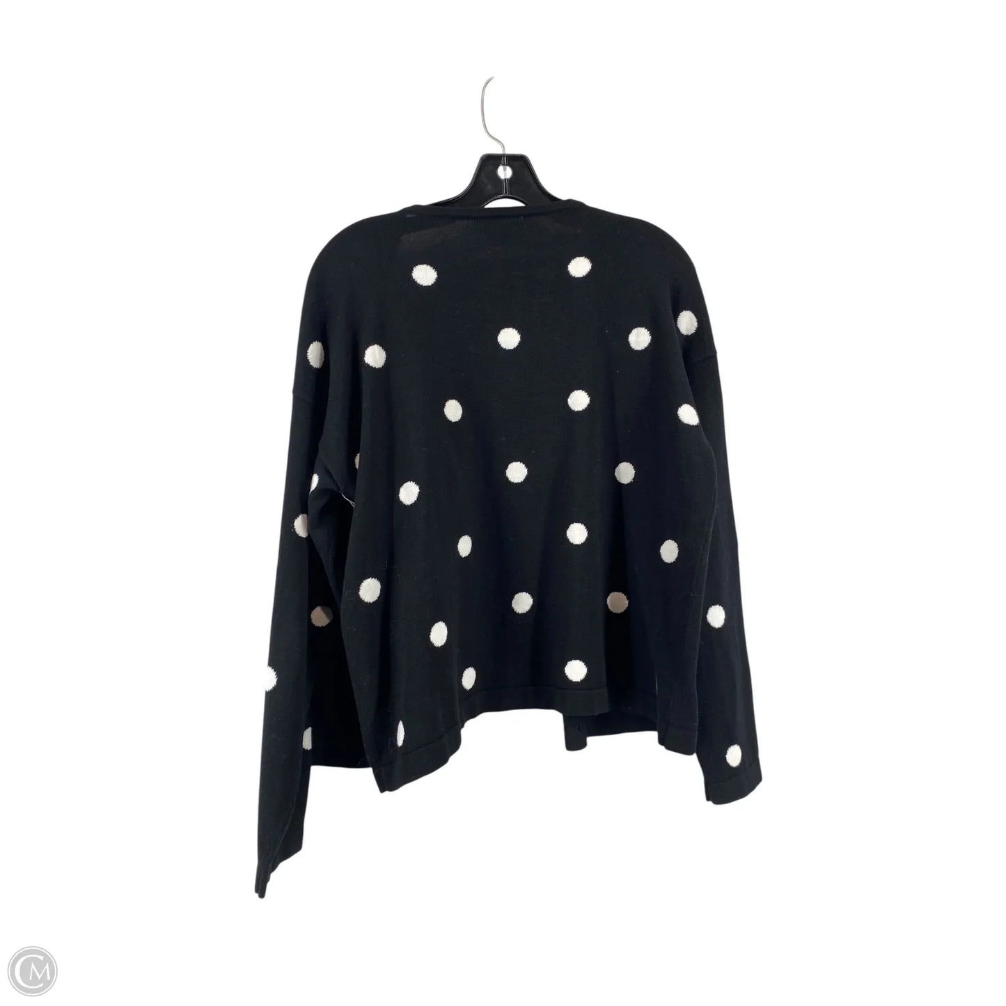 Cardigan By Coldwater Creek In Polkadot Pattern, Size: M