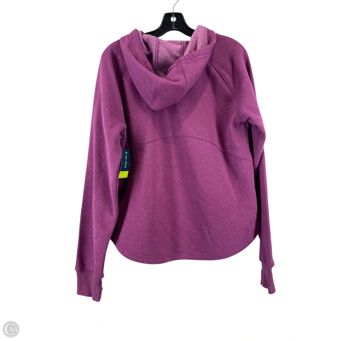 Athletic Sweatshirt Hoodie By Tek Gear In Purple, Size: M