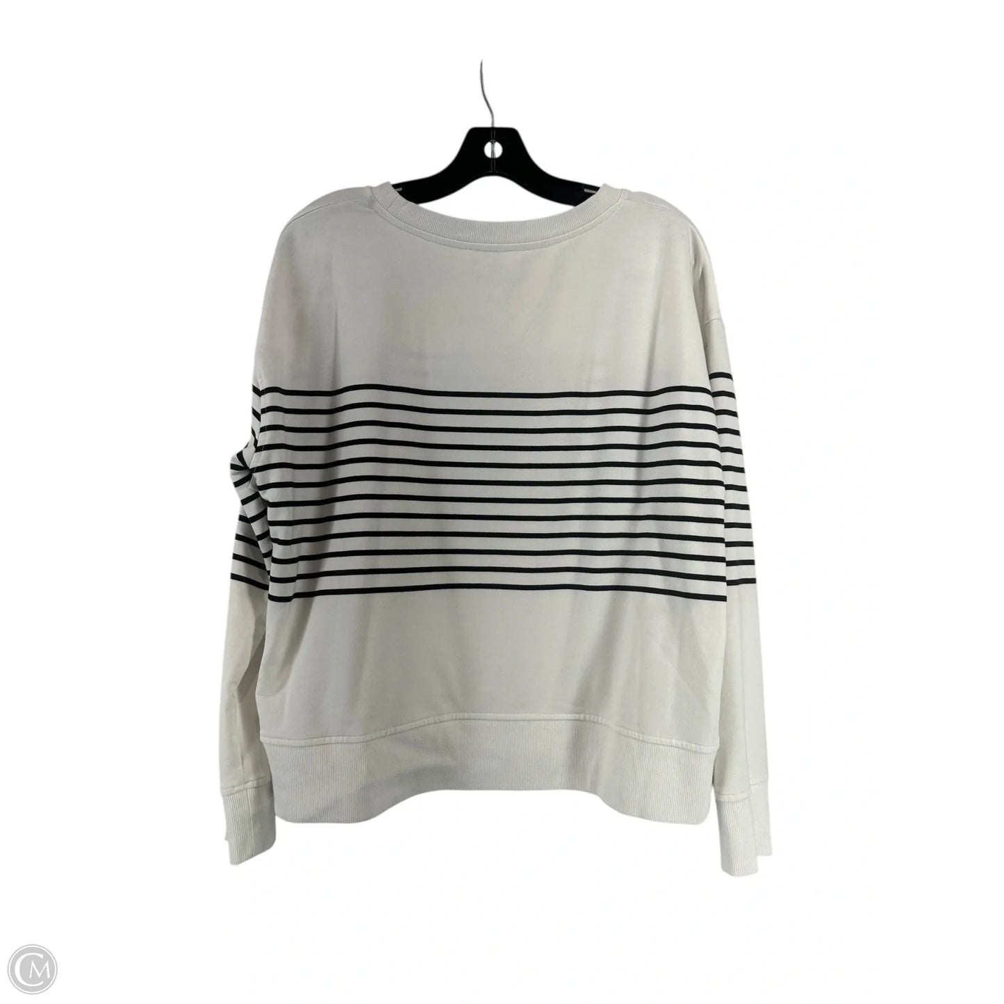 Top Long Sleeve By Jane And Delancey In Striped Pattern, Size: L