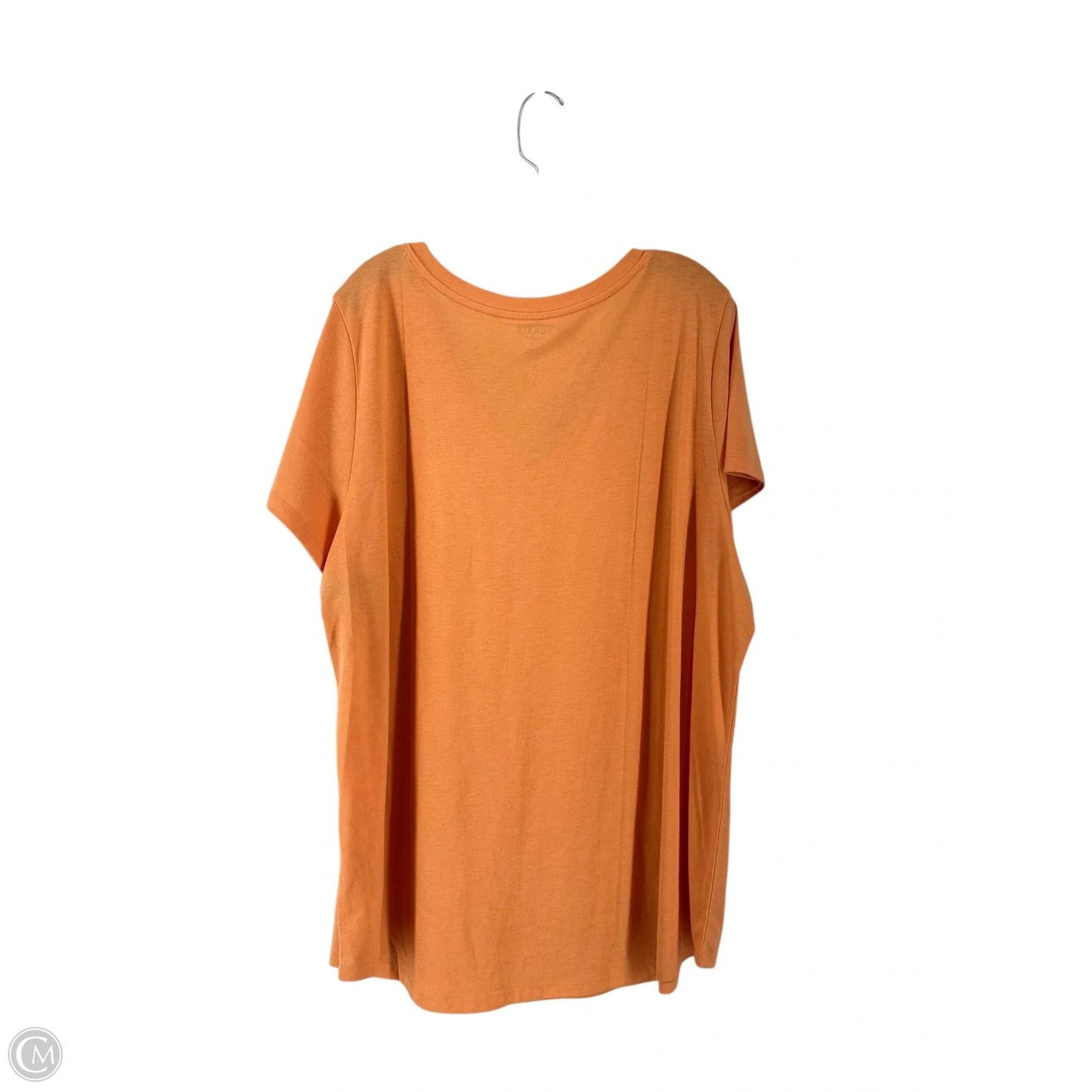 Top Short Sleeve Basic By Torrid In Orange, Size: 3x