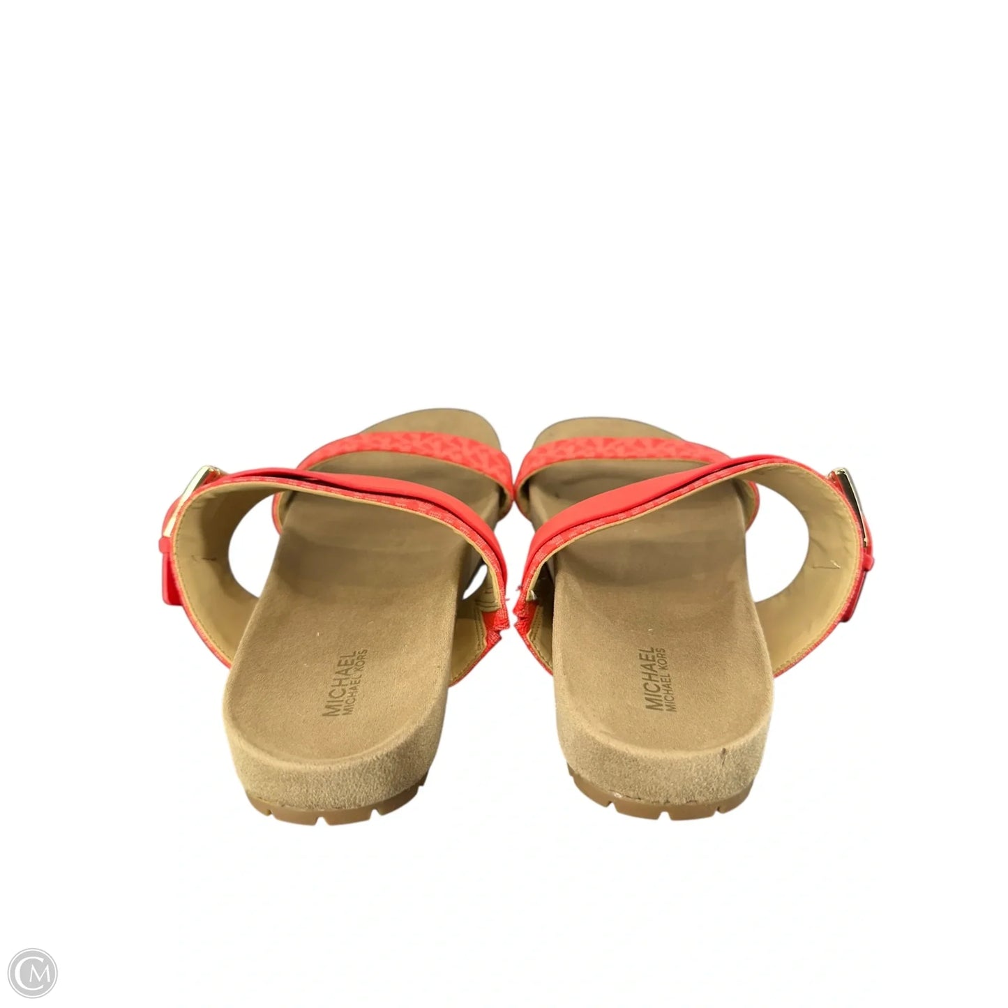 Sandals Flats By Michael By Michael Kors In Red, Size: 7.5