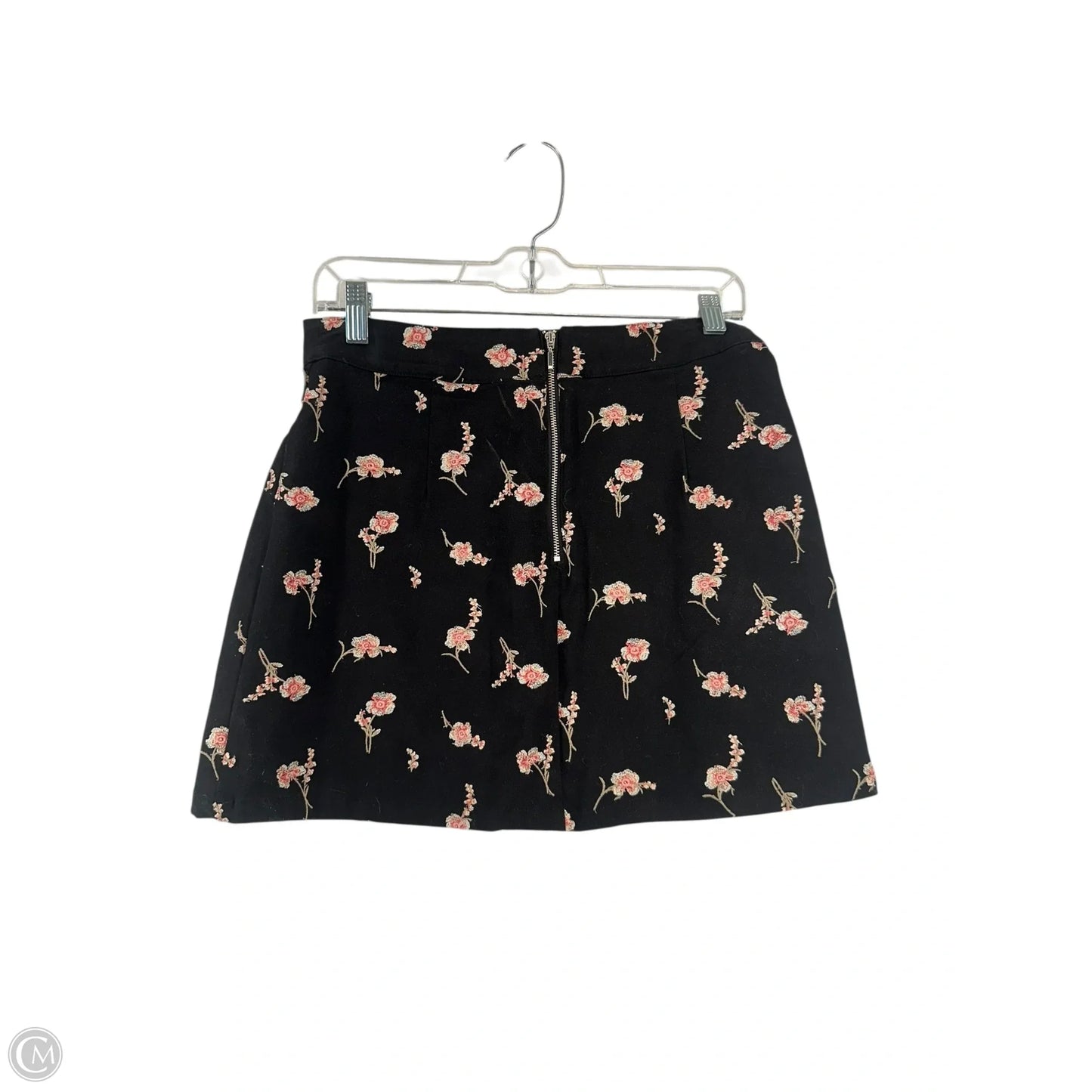 Skirt Mini & Short By Blue Rain In Floral Print, Size: S