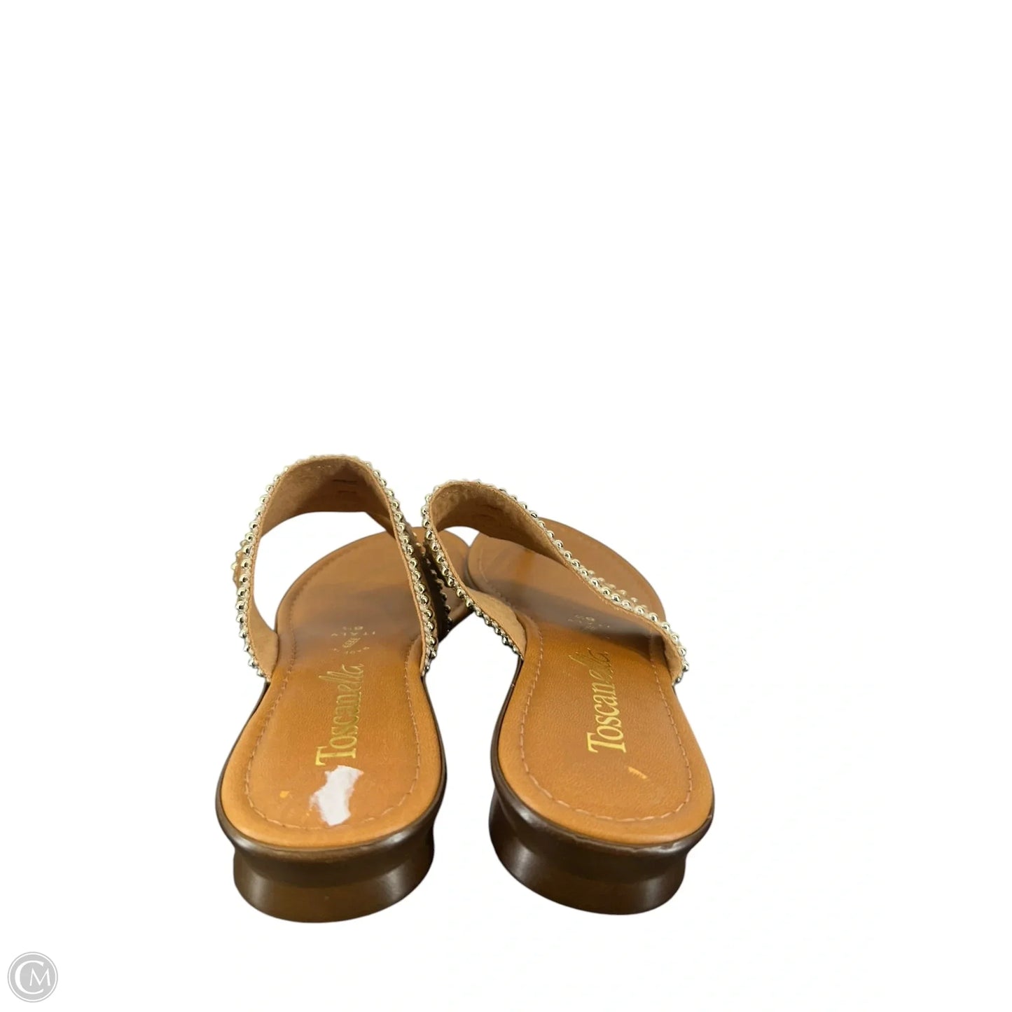 Sandals Flip Flops By Toscanella In Brown, Size: 7