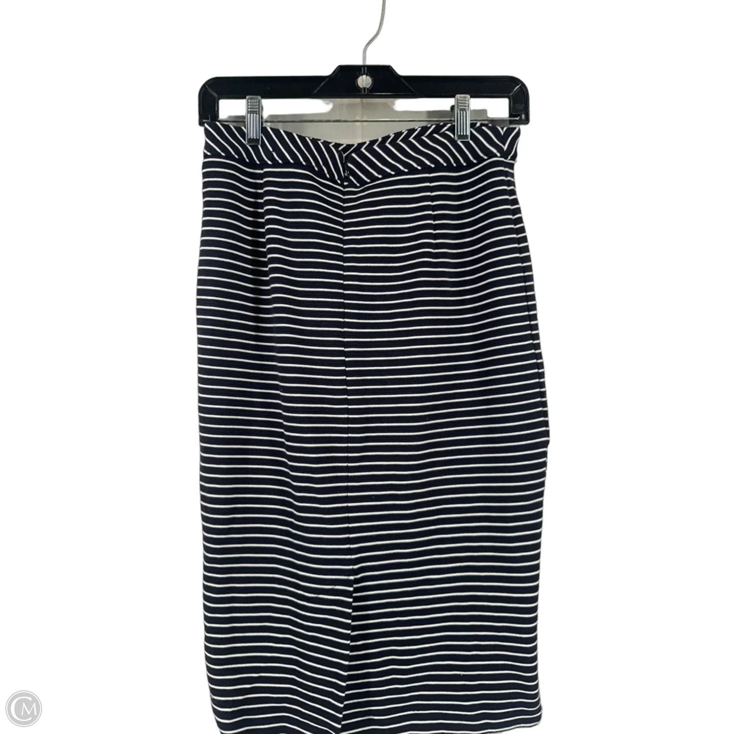 Skirt Midi By Banana Republic In Navy, Size: 2